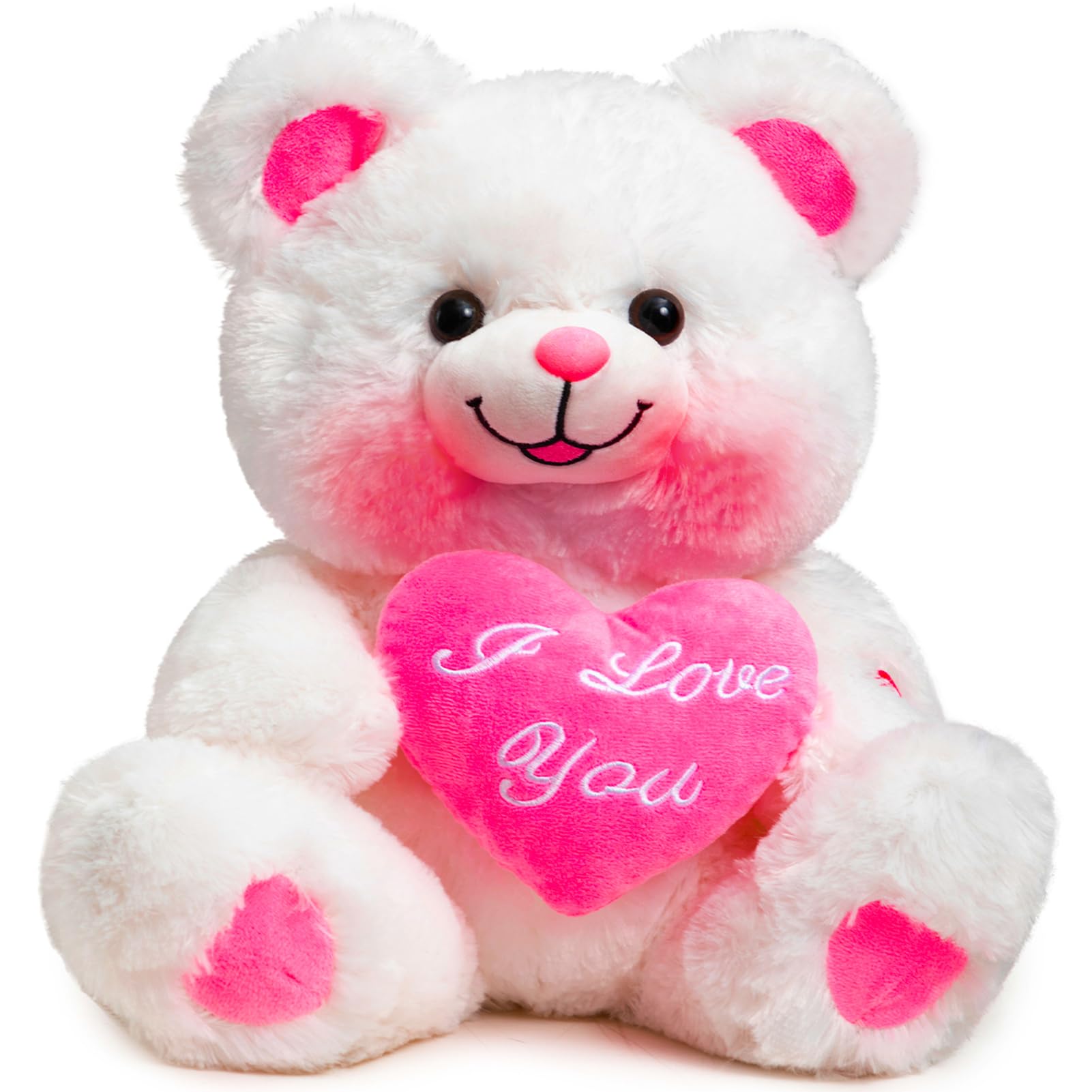 Foto 2 pulgar | Oso de Peluche Hollyhome I Love You 33 Cm con Rubor Led - Venta Internacional