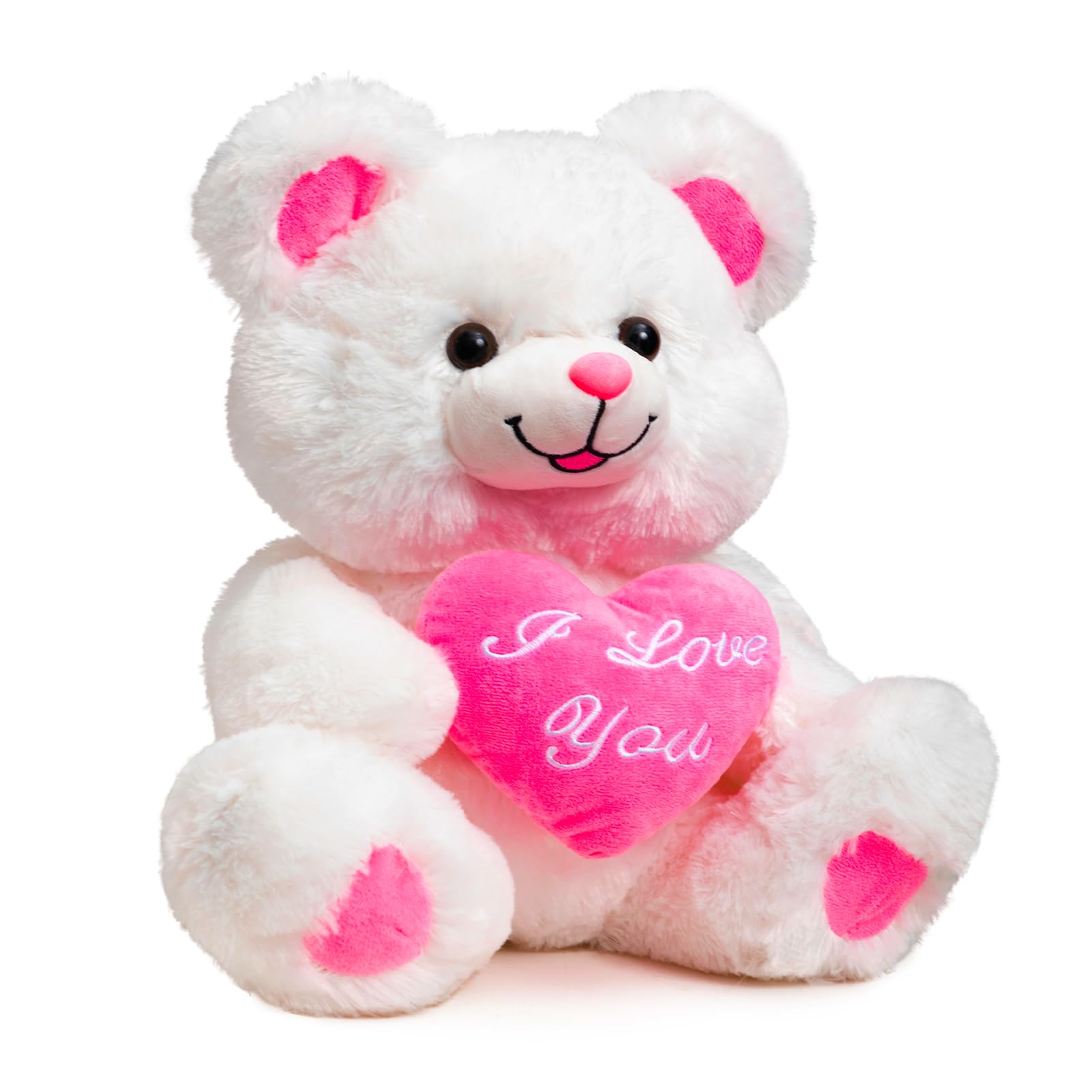 Foto 4 pulgar | Oso de Peluche Hollyhome I Love You 33 Cm con Rubor Led - Venta Internacional