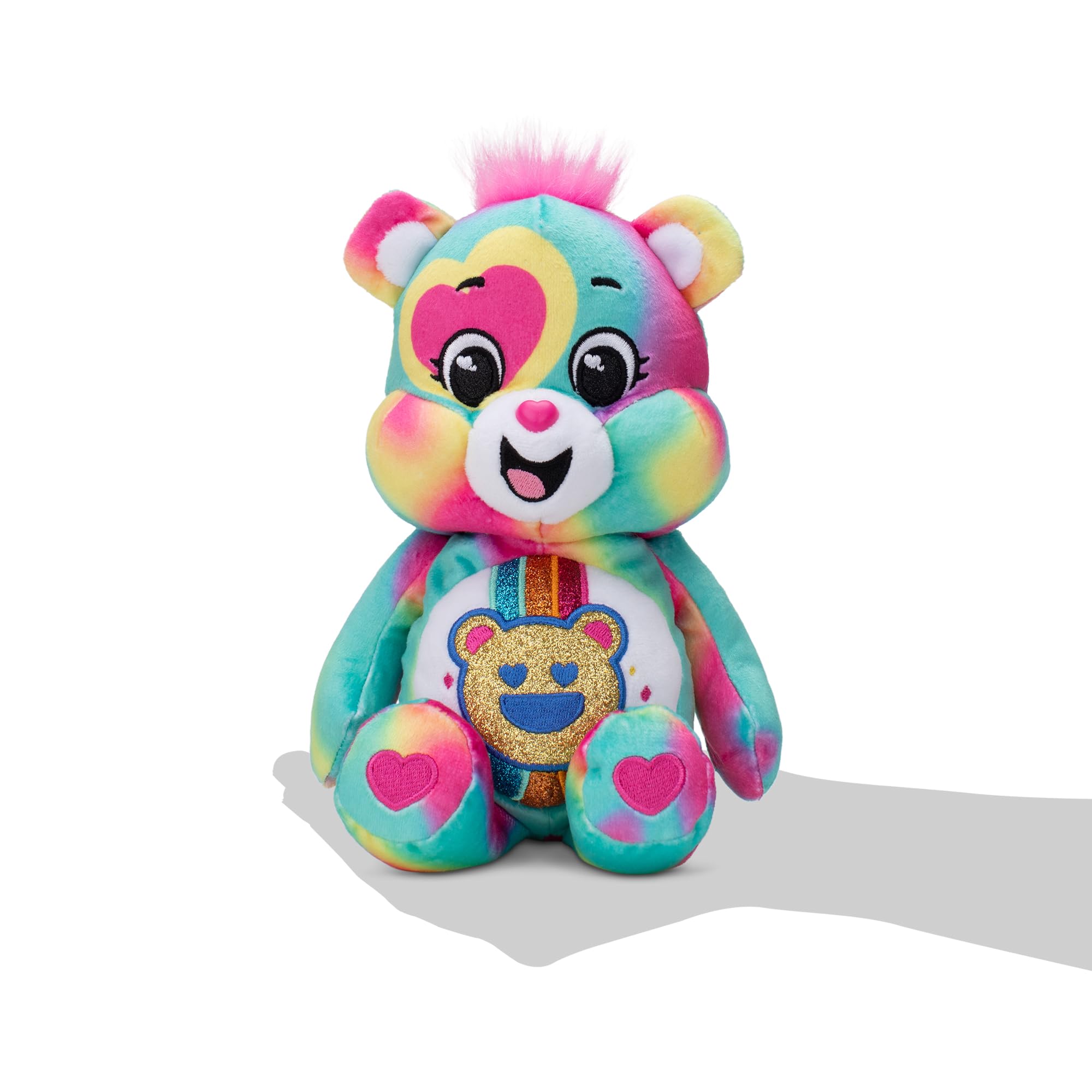 Foto 5 pulgar | Peluche Care Bears Good Vibes Bear de 9 Pulgadas con Purpurina - Venta Internacional
