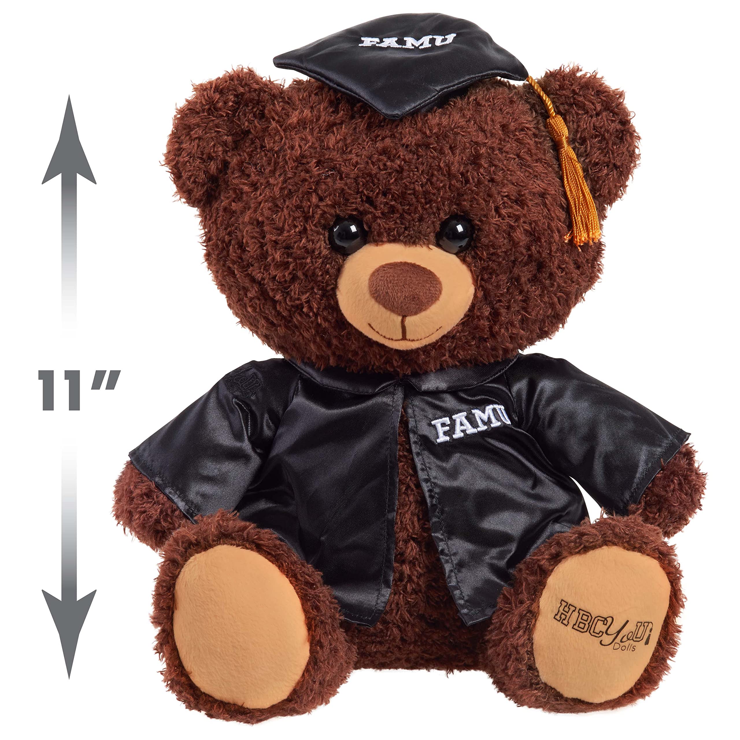 Foto 4 pulgar | Oso de Peluche HBCyou FAMU Snuggly Graduate de 25 cm para Niños Mayores de 3 Años - Venta Internacional