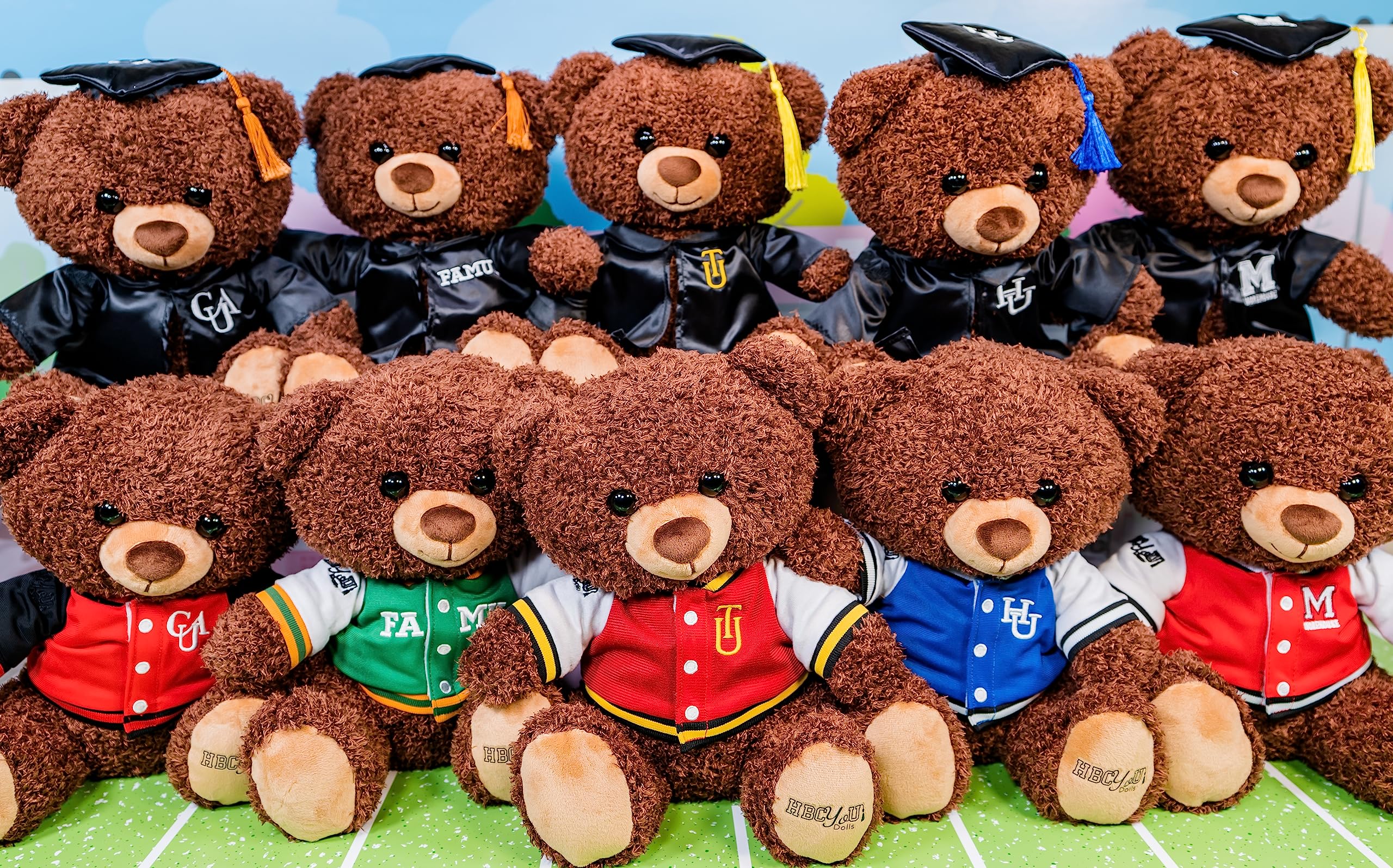 Foto 7 pulgar | Oso de Peluche HBCyou FAMU Snuggly Graduate de 25 cm para Niños Mayores de 3 Años - Venta Internacional