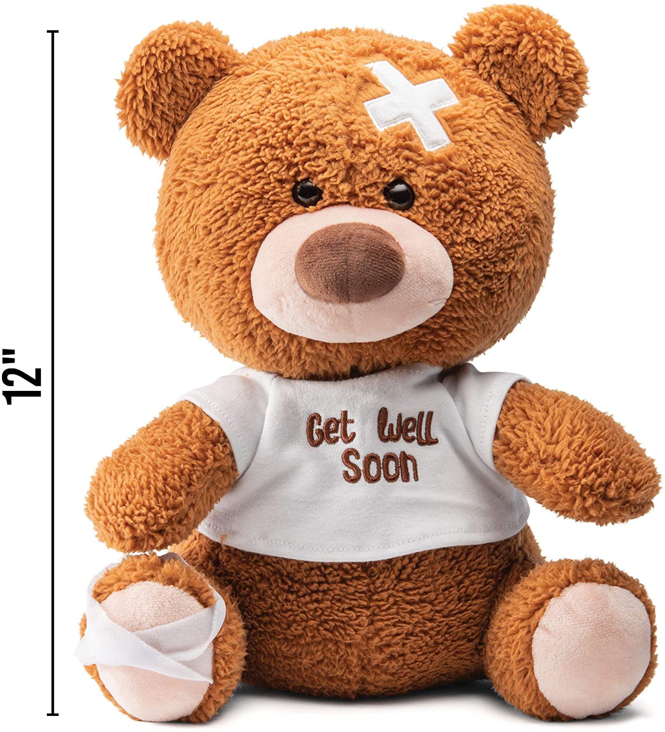 Foto 5 pulgar | Oso De Peluche Prextex Get Well Soon De 30 Cm - Venta Internacional.