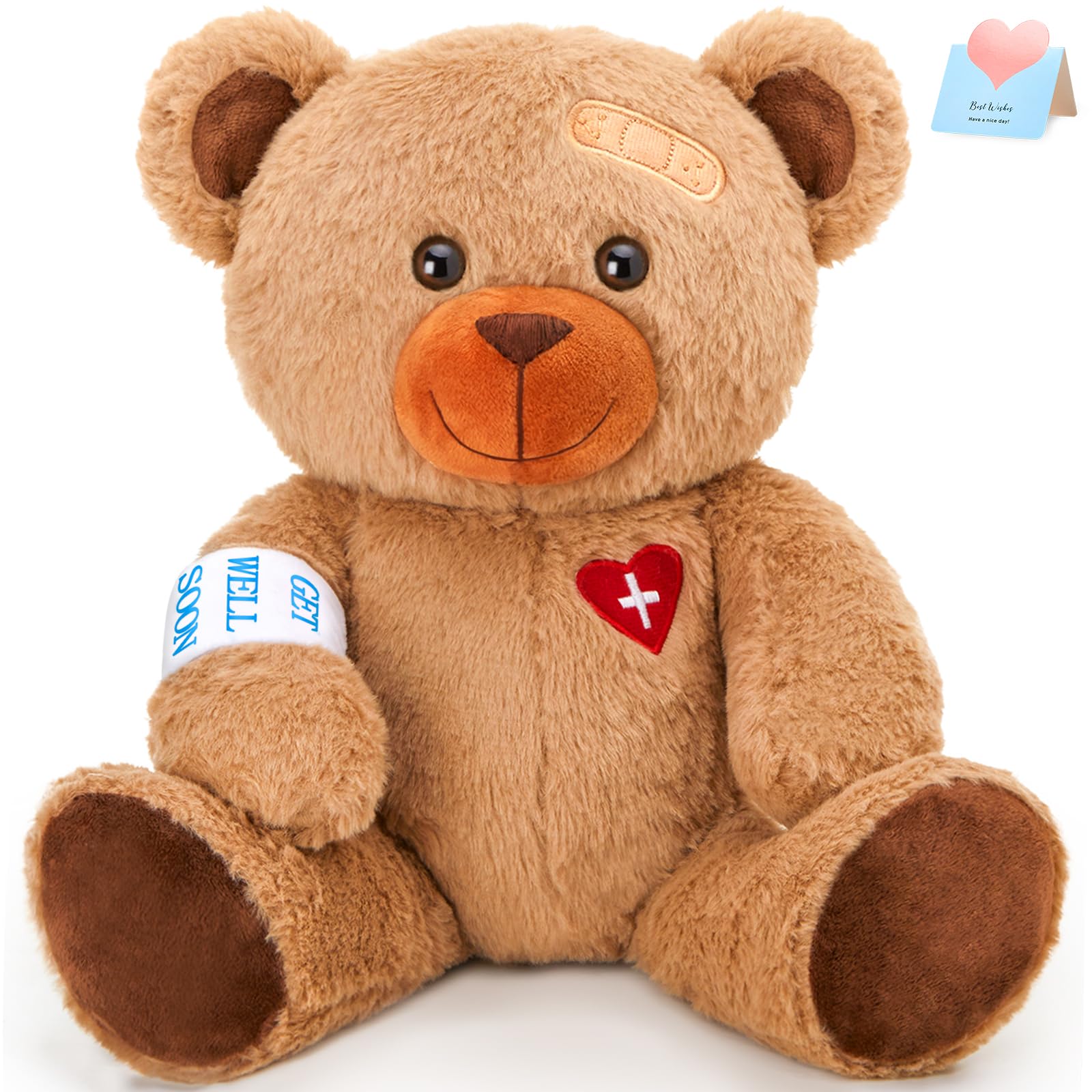 Oso De Peluche Houwsbaby Get Well Soon, 12 Cm - Venta Internacional.