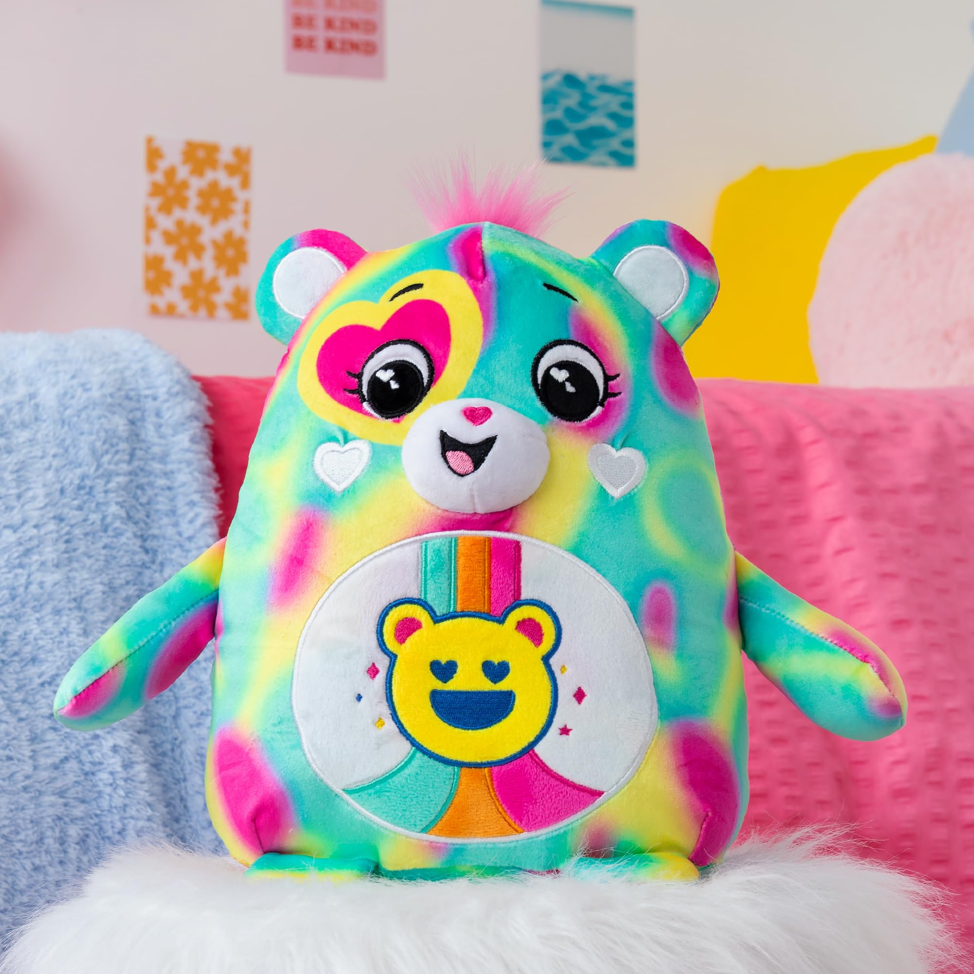 Foto 4 pulgar | Peluche Care Bears Squishy Good Vibes Bear, 25 Cm - Venta Internacional.
