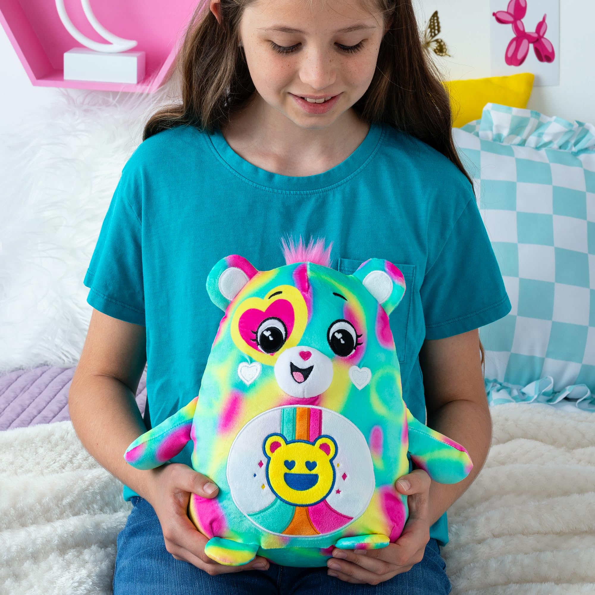 Foto 6 pulgar | Peluche Care Bears Squishy Good Vibes Bear, 25 Cm - Venta Internacional.