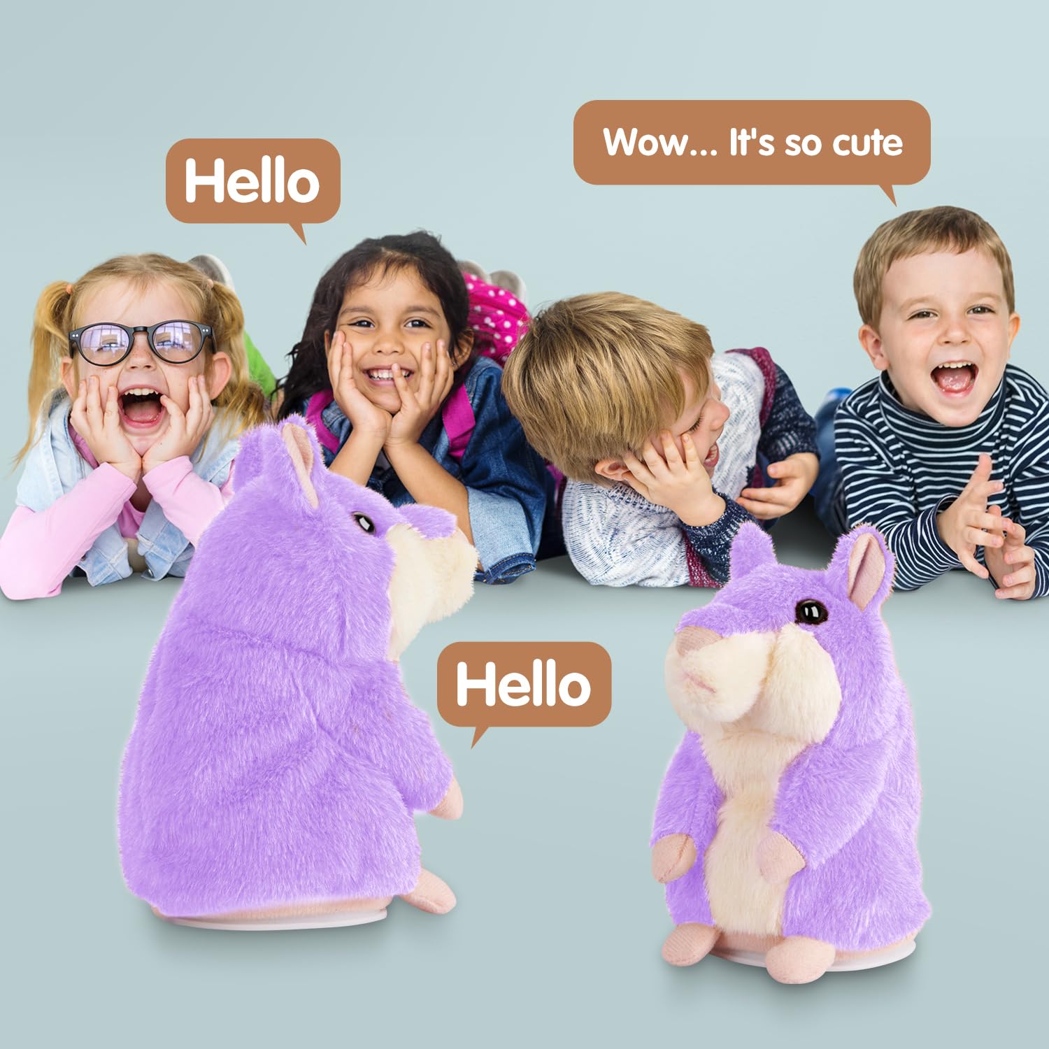 Foto 3 pulgar | Juguete de Hámster Parlante Sanjoin para Niños De 2 A 4 Años  - Venta Internacional