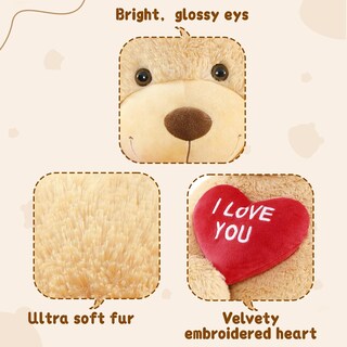 Foto 7 | Peluche Gigante Mao Golan de 36 Pulgadas Con Texto Te Amo - Venta Internacional