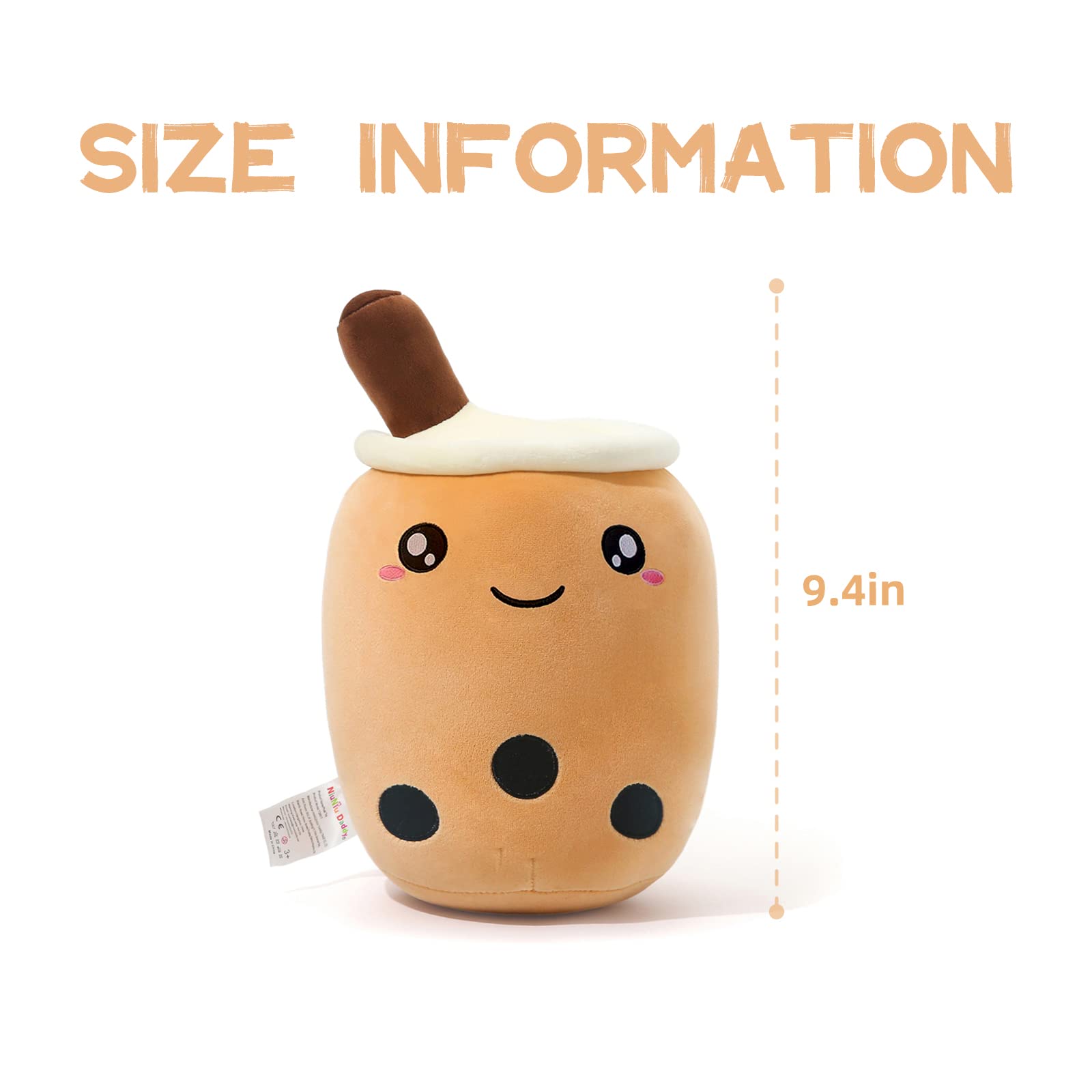 Foto 2 | Peluche Niuniu Daddy Boba Bubble Tea 24 Cm Para Niños - Venta Internacional