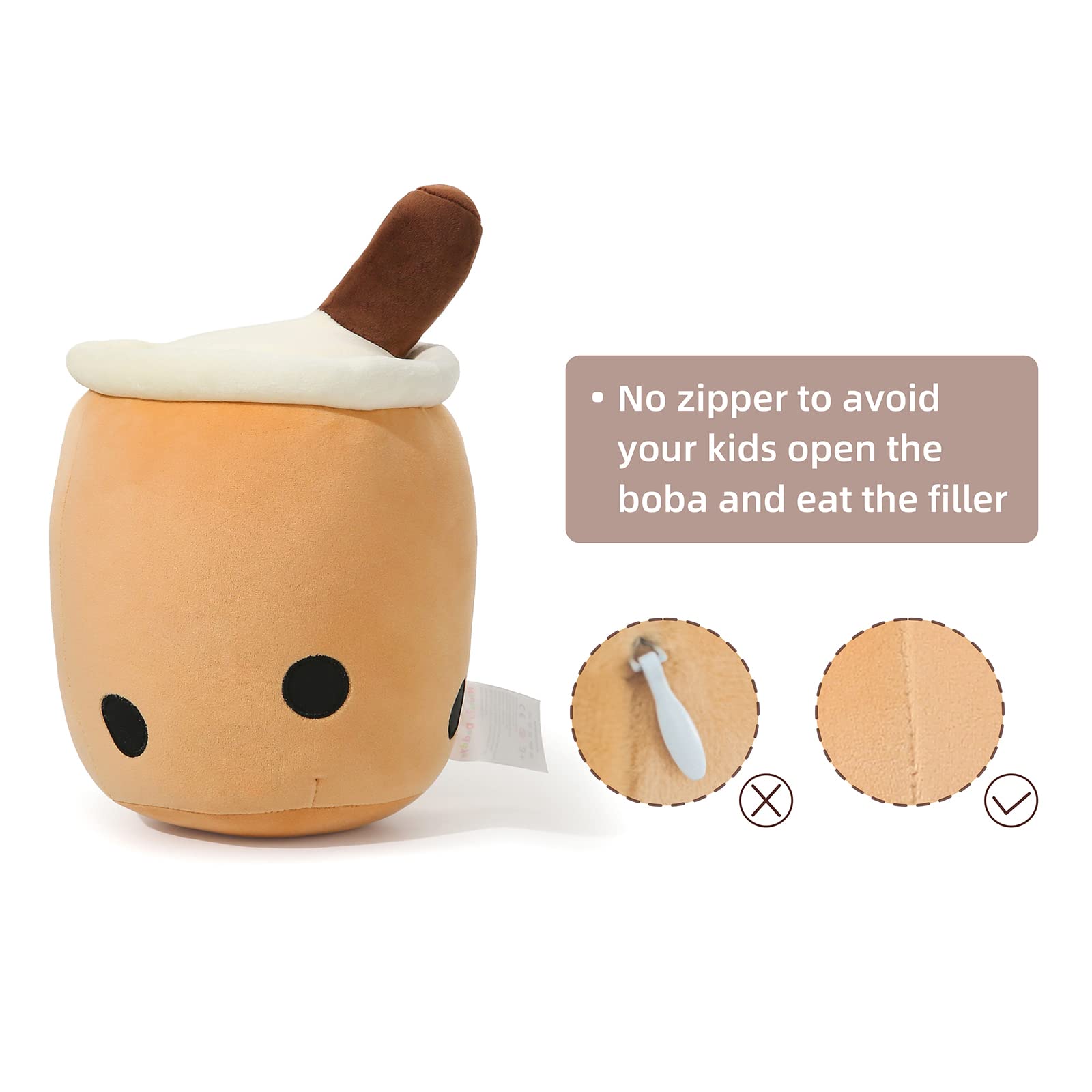 Foto 4 | Peluche Niuniu Daddy Boba Bubble Tea 24 Cm Para Niños - Venta Internacional
