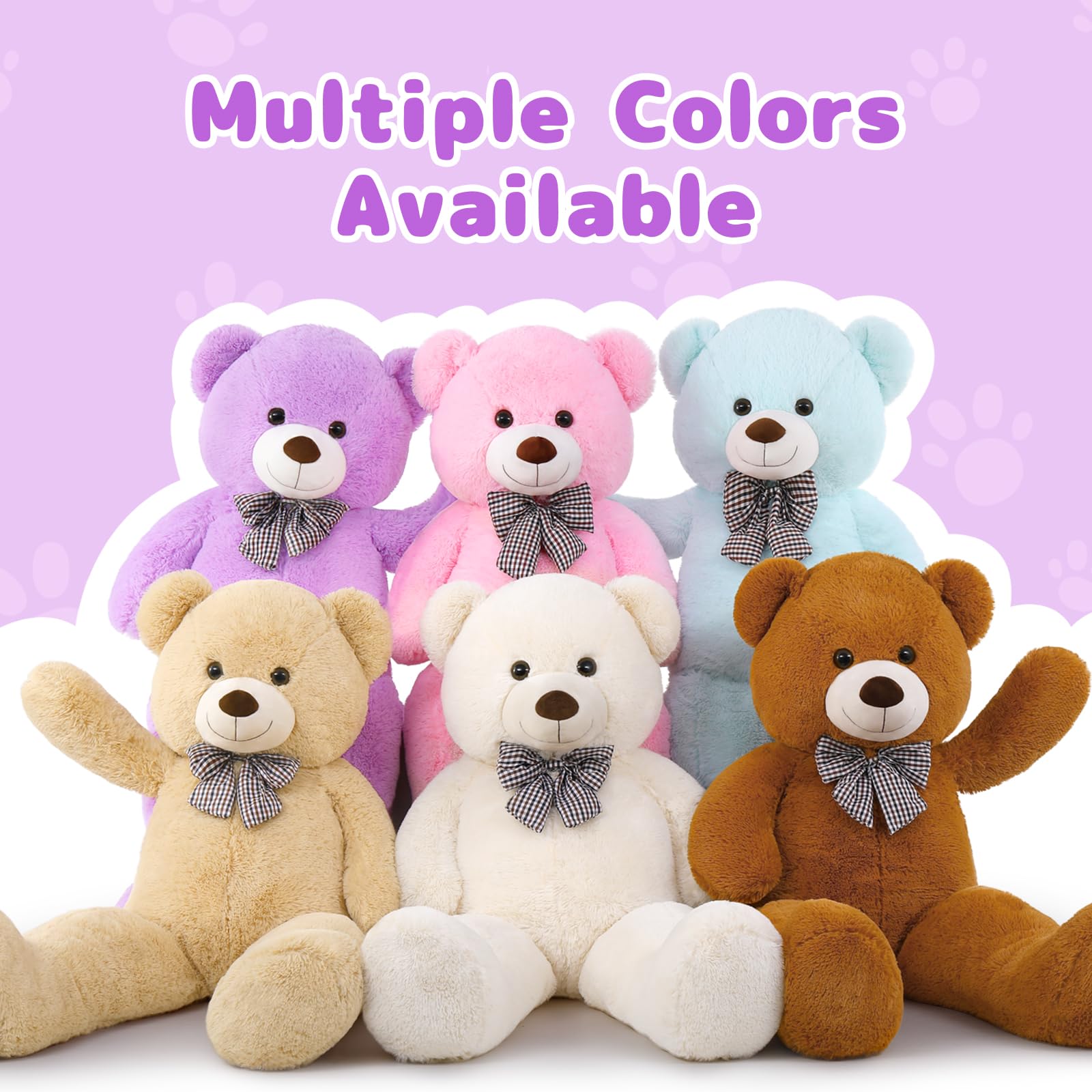 Foto 5 pulgar | Peluche Gigante Mao Golan Morado de 140 Cm Para Niños - Venta Internacional