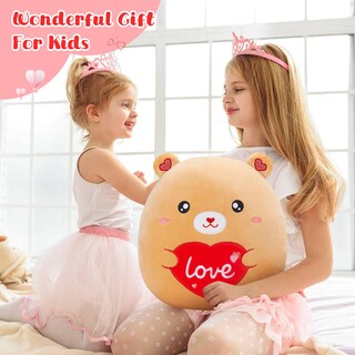 Foto 4 | Almohada de Peluche con Forma de Oso de Peluche Athoinsu Love Heart 30 cm para San Valentín - Venta Internacional