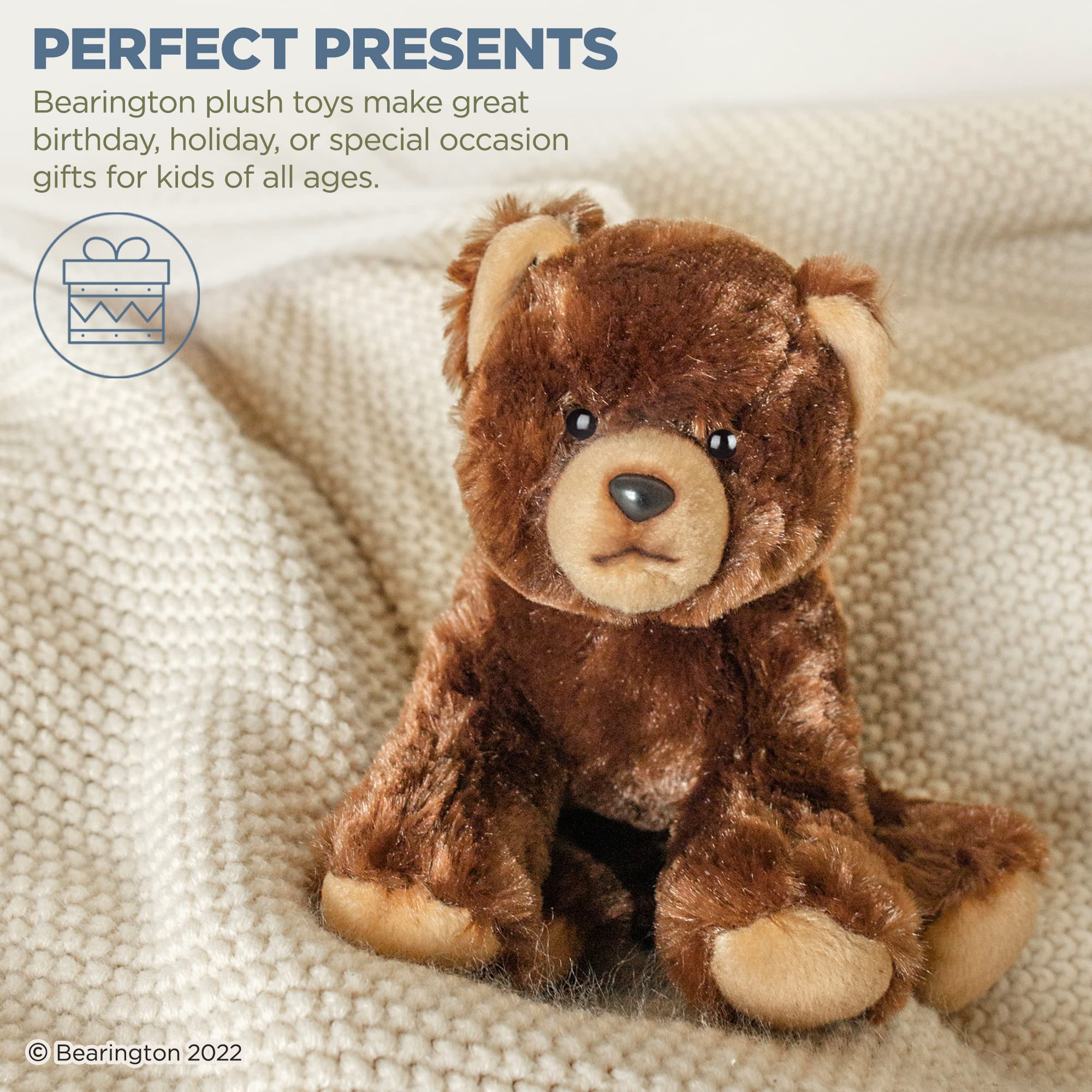 Foto 4 pulgar | Peluche Bearington Lil' Grizby Oso Pardo de 18 cm - Venta Internacional
