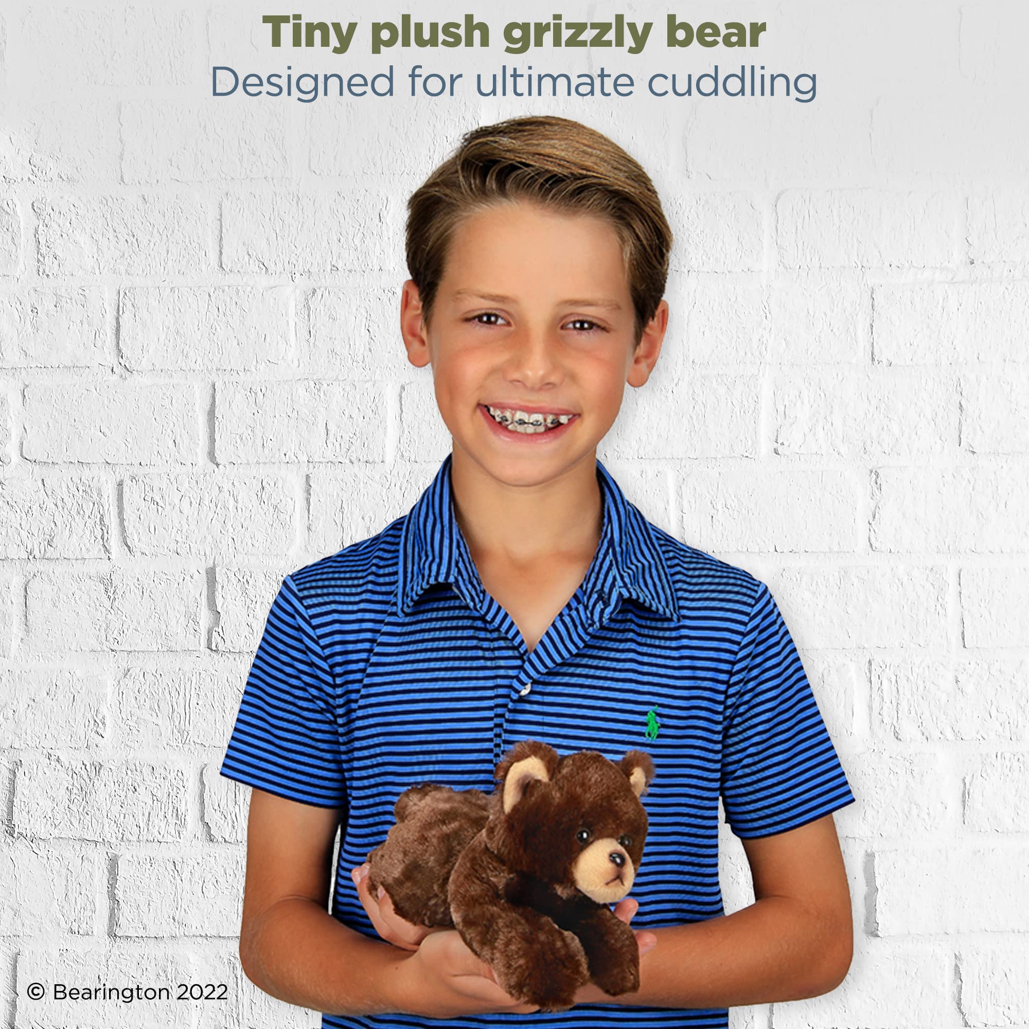 Foto 6 pulgar | Peluche Bearington Lil' Grizby Oso Pardo de 18 cm - Venta Internacional