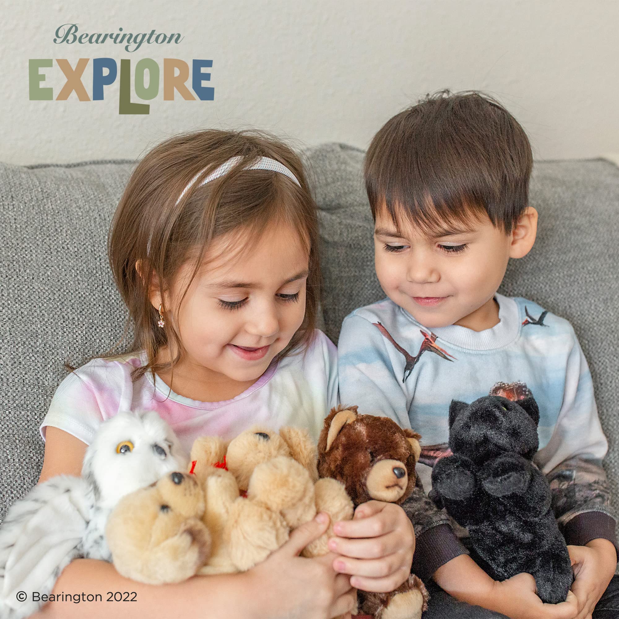 Foto 8 pulgar | Peluche Bearington Lil' Grizby Oso Pardo de 18 cm - Venta Internacional