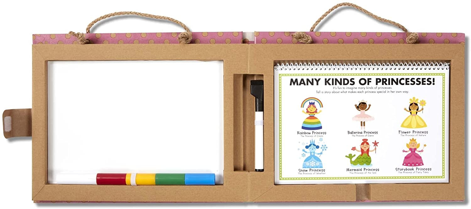 Foto 8 pulgar | Kit de dibujo e Imanes Melissa & Doug Natural Play Princess - Venta Internacional