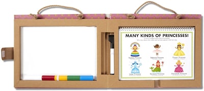 Foto 7 | Kit de dibujo e Imanes Melissa & Doug Natural Play Princess - Venta Internacional