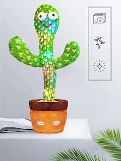 Foto 4 | Juguete para Imitar a Un Bebé Dancing Talking Cactus con Led 120 Canciones - Venta Internacional