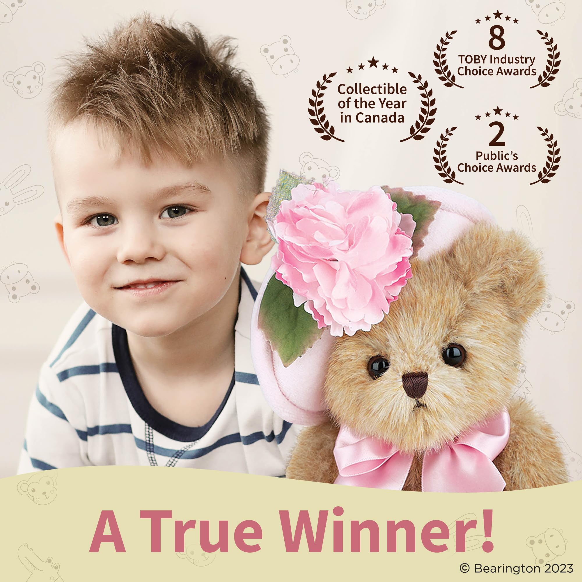 Foto 5 pulgar | Oso de Peluche de Peluche Bearington con Forma de Abuela 25 Cm - Venta Internacional