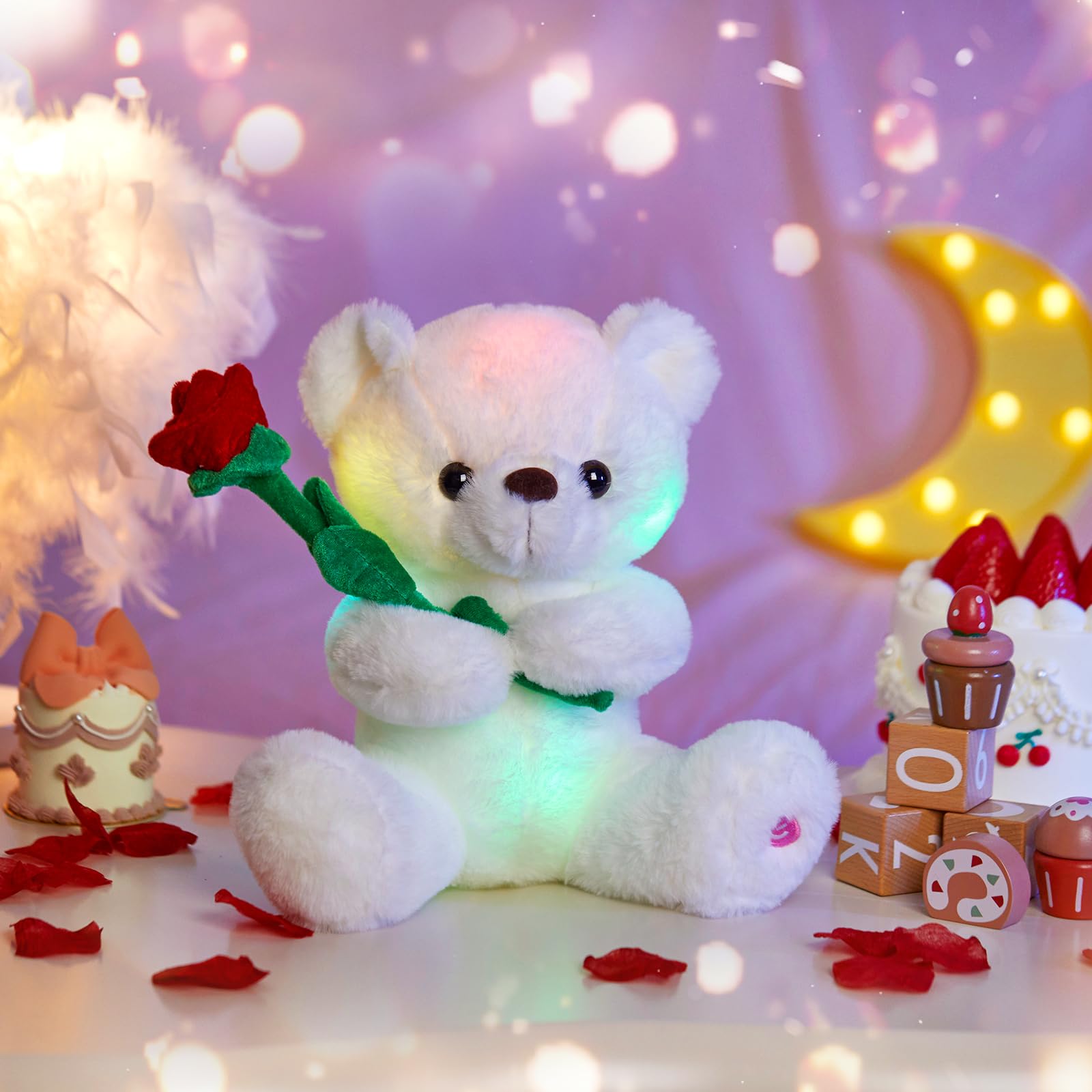 Foto 8 pulgar | Oso de Peluche Houwsbaby Glow con Luz Led - Venta Internacional