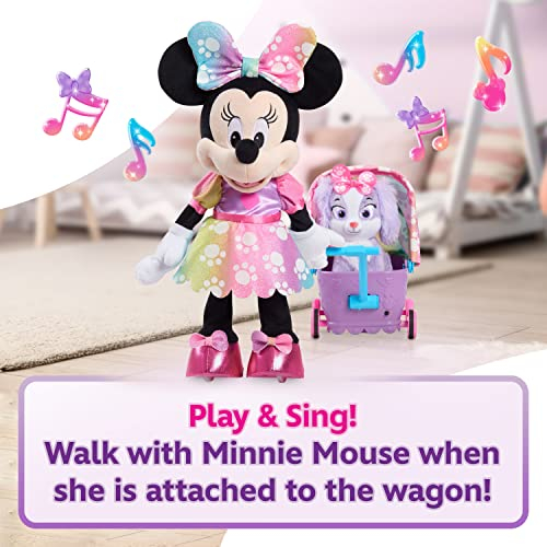 Foto 4 pulgar | Juguete de Peluche Just Play Minnie Mouse Waggin' Wagon - Venta Internacional