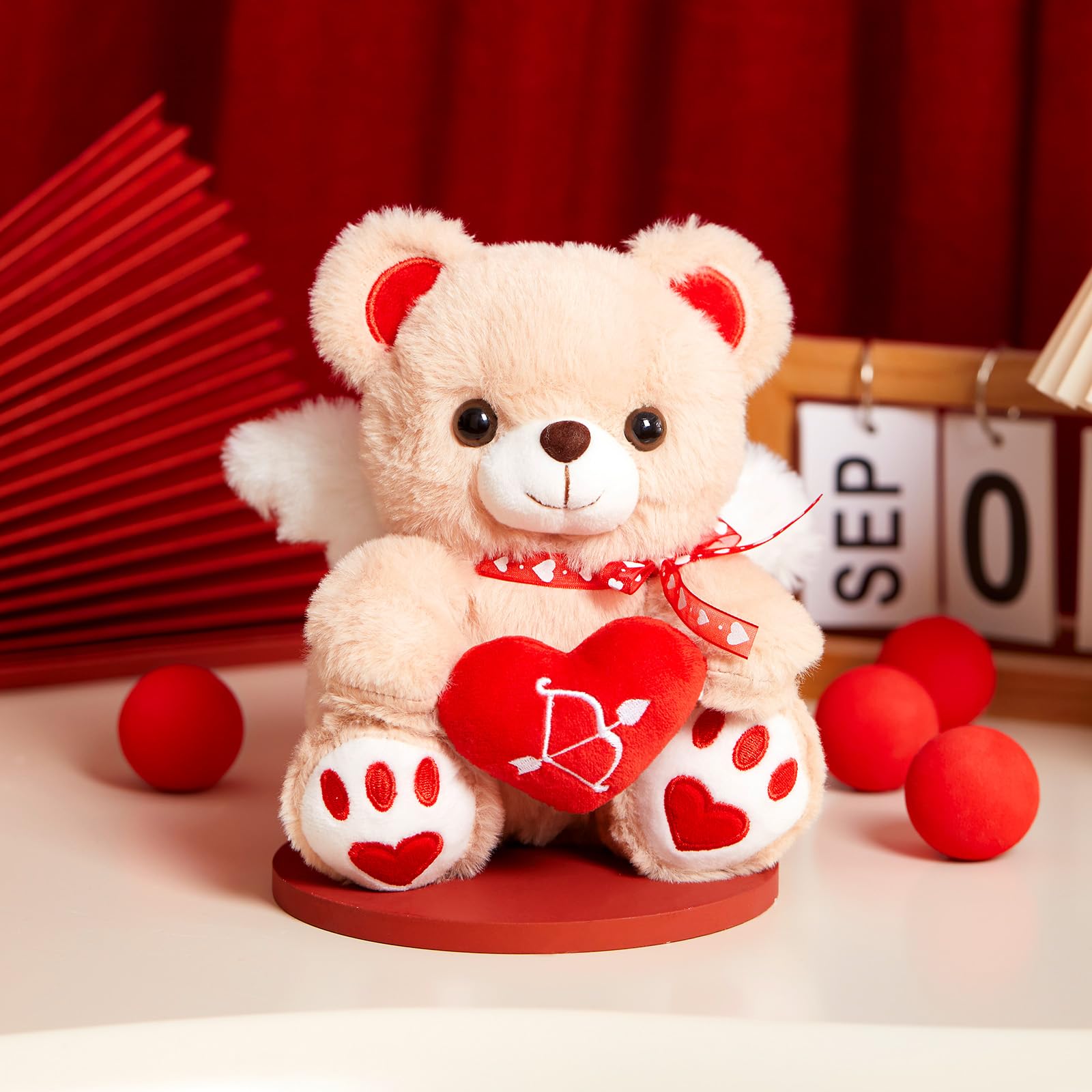 Foto 5 pulgar | Oso de Peluche Wewill 20 cm con Alas de Cupido - Venta Internacional