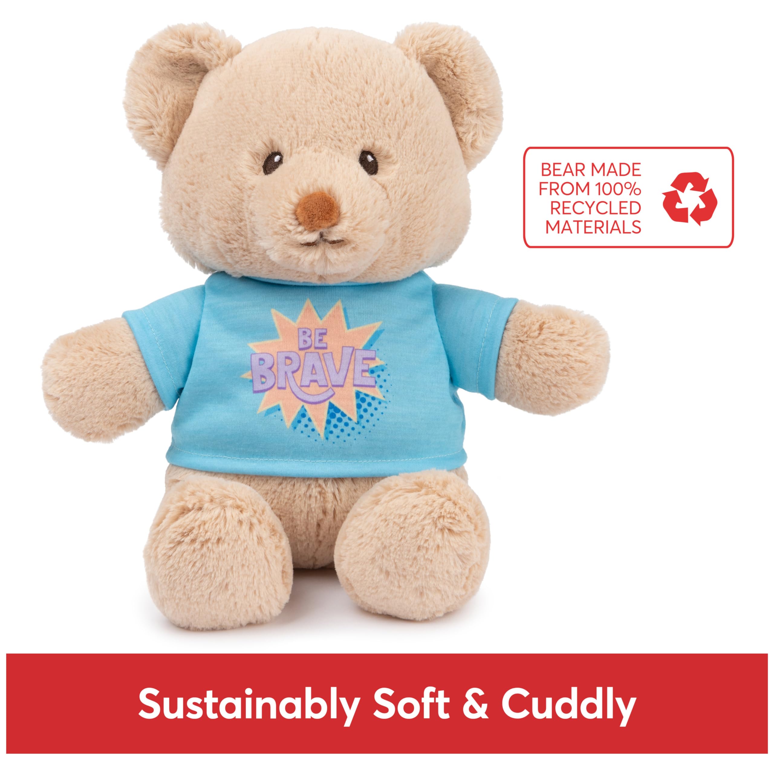 Foto 3 pulgar | Oso de Peluche Gund ''Sé Valiente'' 30 cm - Venta Internacional