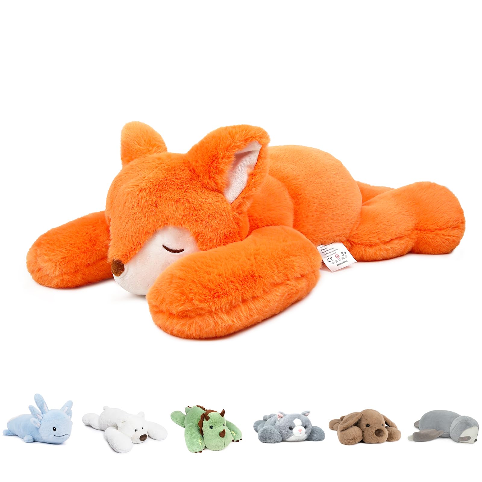 Foto 2 pulgar | Peluche Niuniu Daddy Fox con Peso Sensorial de 1,5 Kg - Venta Internacional