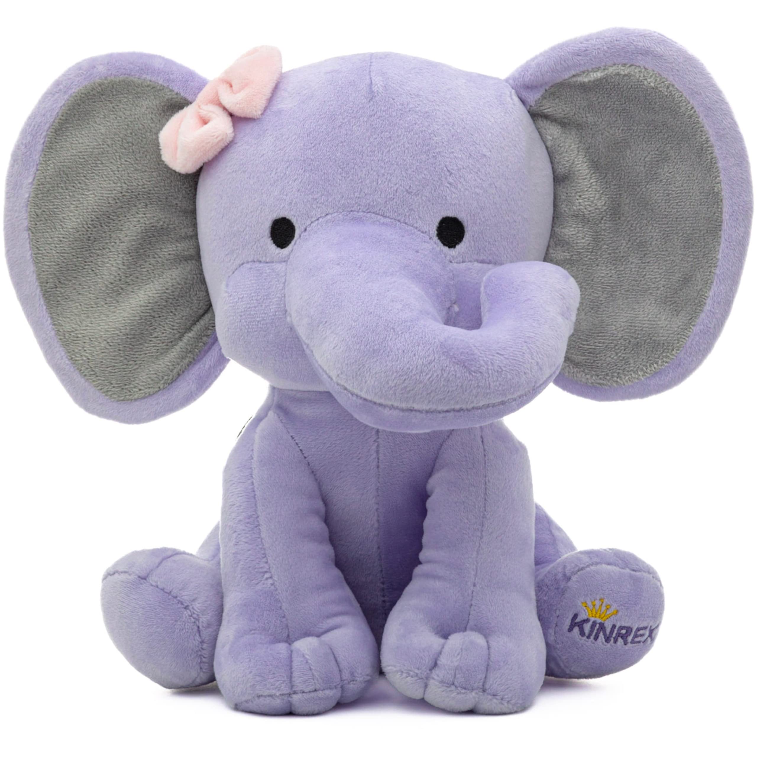 Foto 2 pulgar | Peluche Kinrex con Forma de Elefante Morado 23 Cm - Venta Internacional