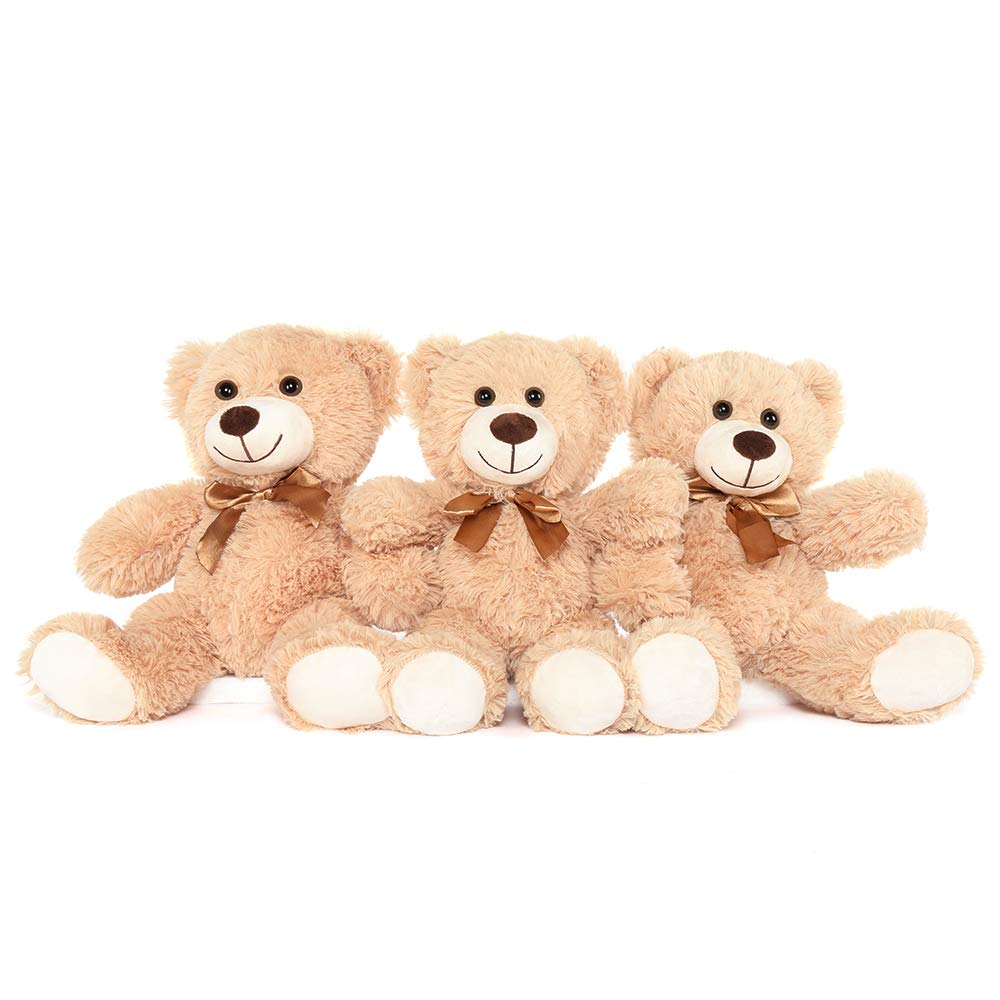 Foto 2 pulgar | Pack de 3 Osos de Peluche Morismos de 35 cm color Marrón - Venta Internacional