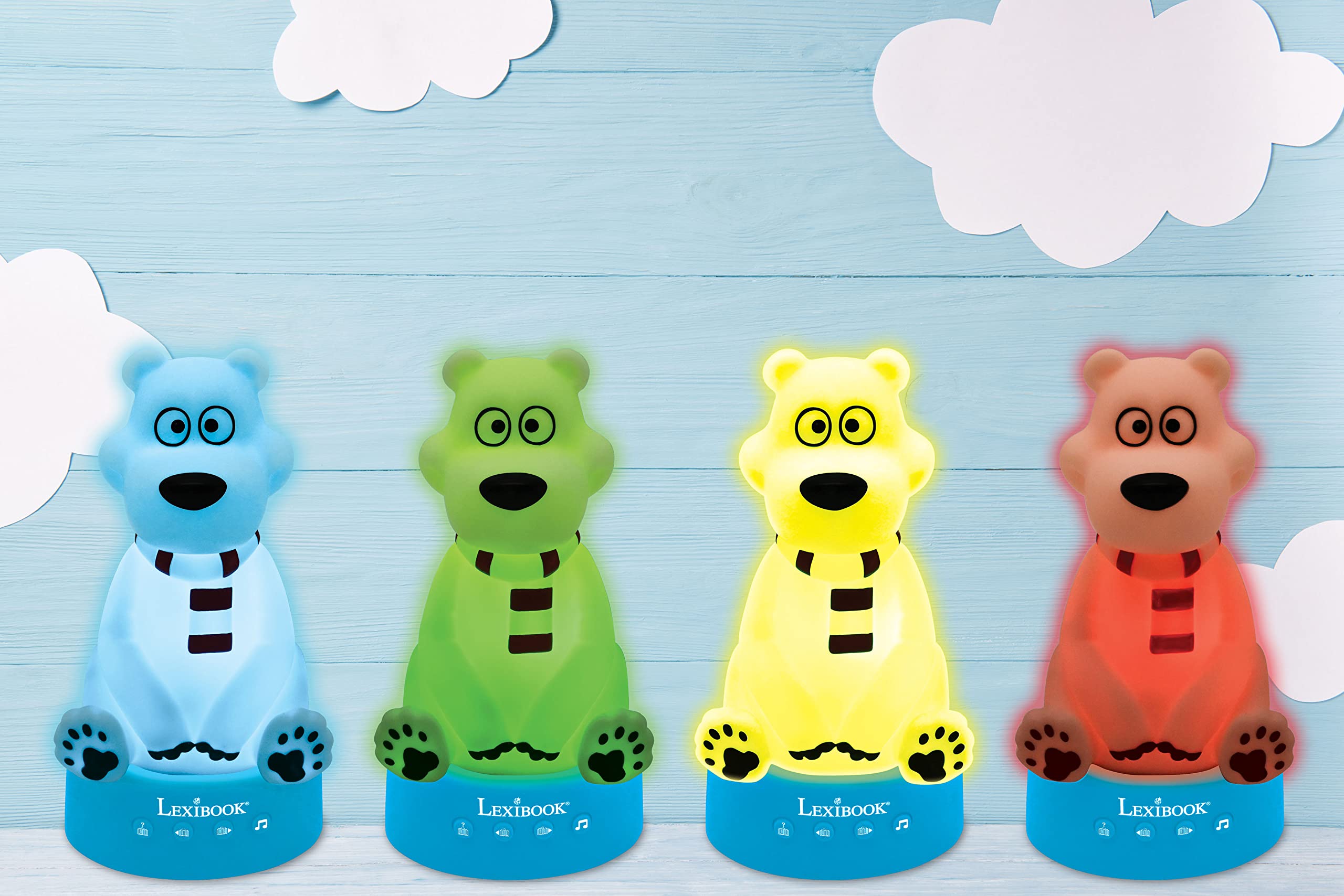 Foto 8 pulgar | Lexibook de Osos de Peluche Nightlight con 30 Historias - Venta Internacional