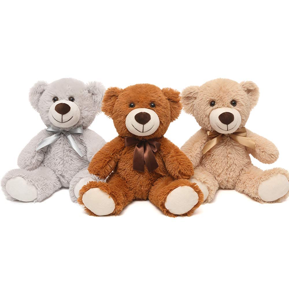 Set de Ositos de Peluche Maogolan De 13.5 Pulgadas 3 Unidades - Venta Internacional