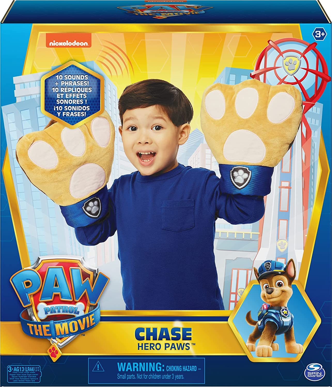 Foto 3 pulgar | Peluche Paw Patrol Chase Hero Paws Movie - Venta Internacional