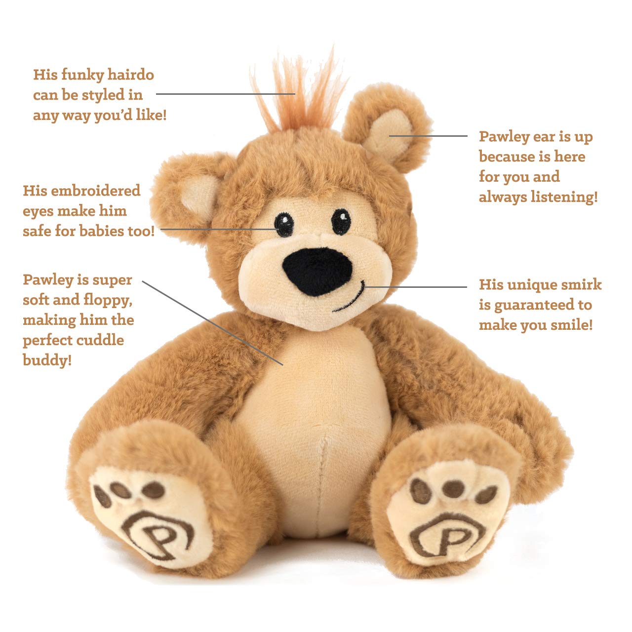 Foto 6 pulgar | Peluche Pawley El Oso de 45 Cm - Venta Internacional