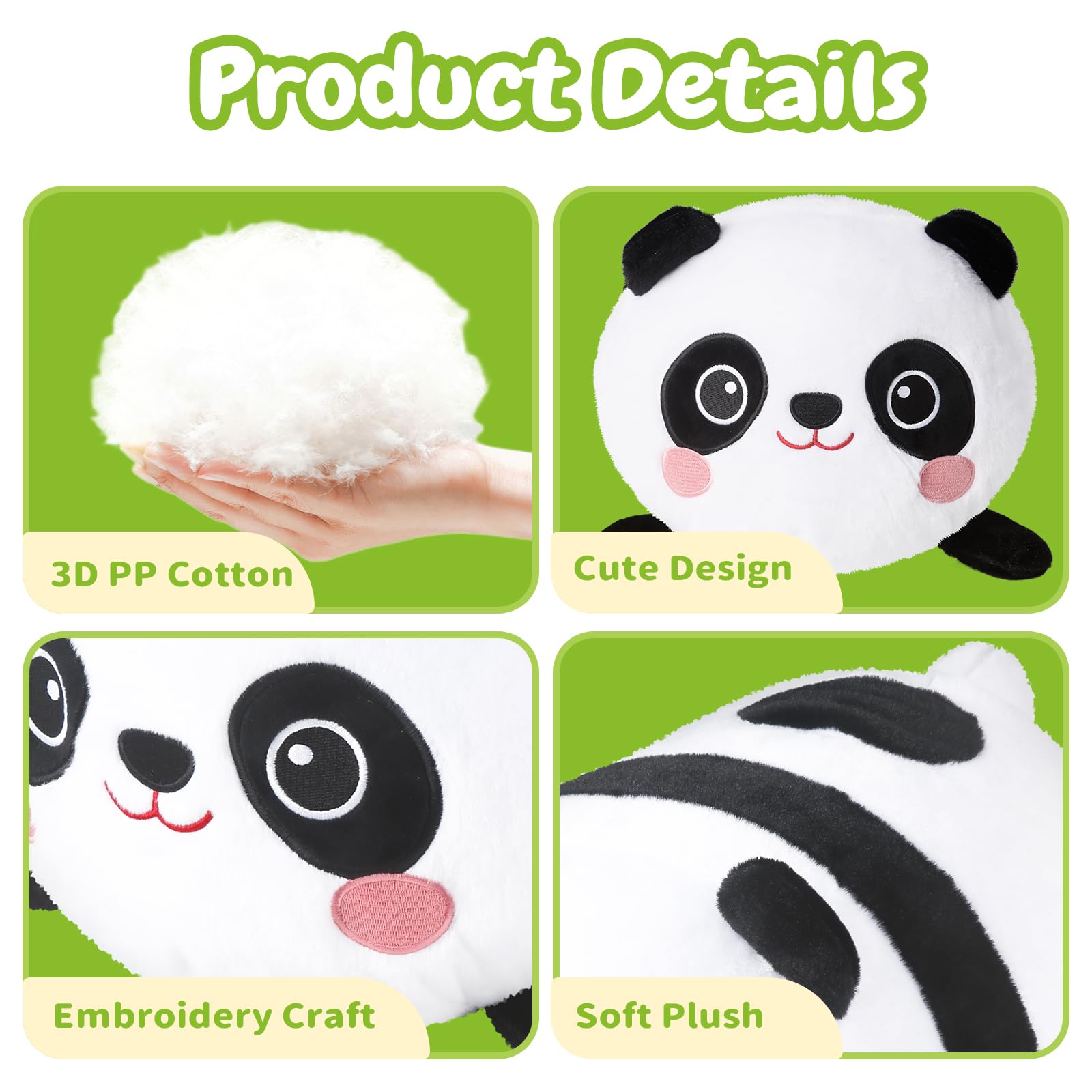 Foto 5 pulgar | Mamá Panda de Peluche Kmuysl con 4 Bebés - Venta Internacional