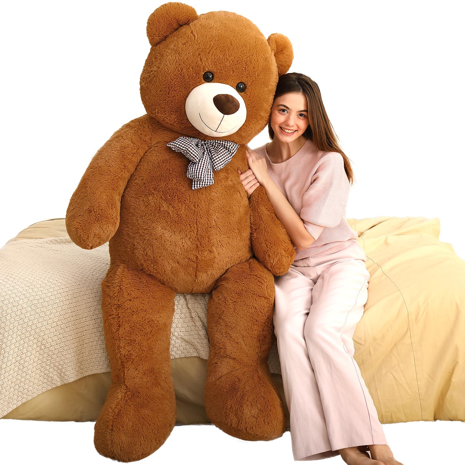 Oso de Peluche MaoGoLan Café Tamaño Grande 150 cm - Venta Internacional