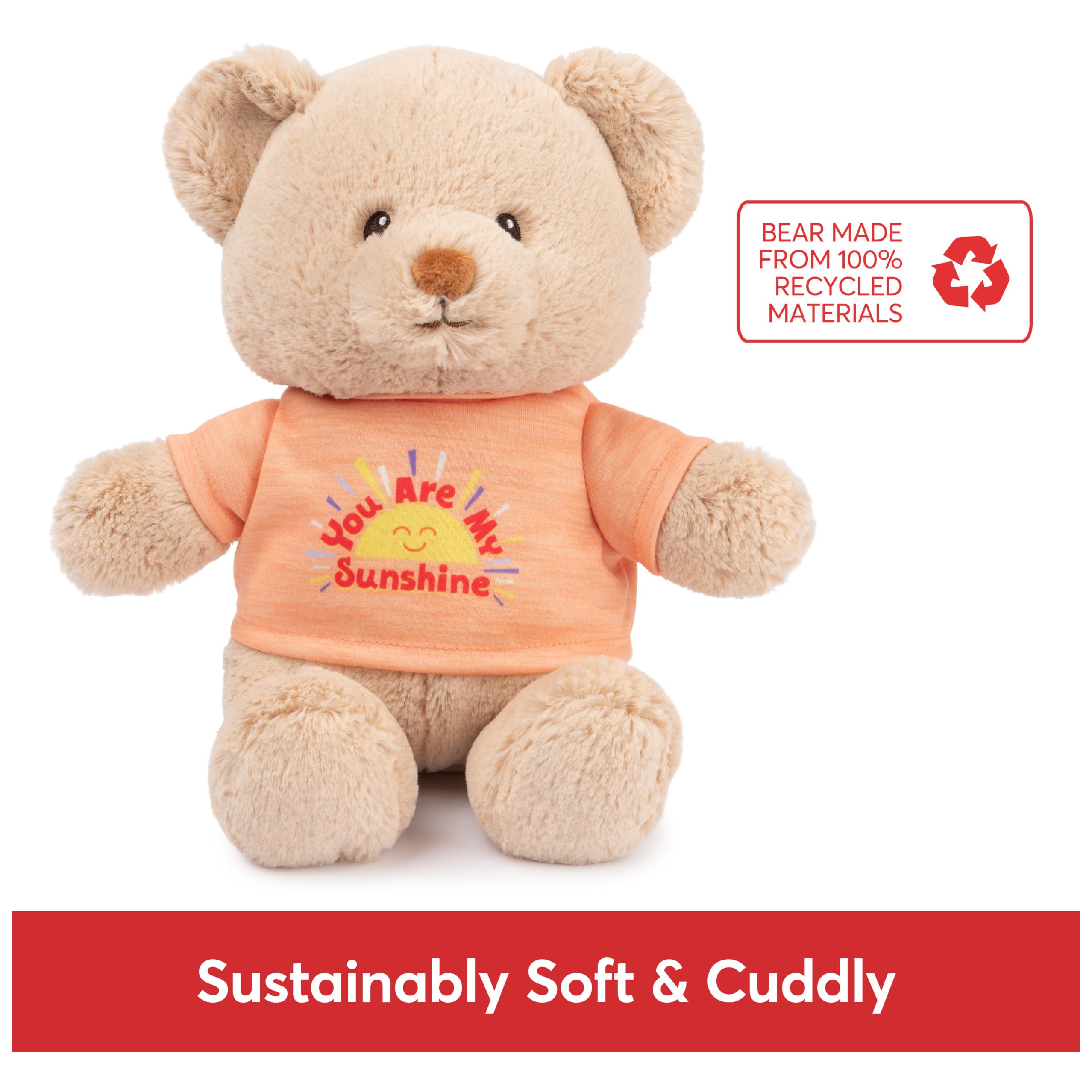 Foto 2 | Oso de Peluche Gund «You are my sunshine» 30 cm - Venta Internacional