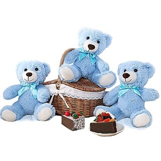 Foto 2 | Peluches MaoGoLan Azules 34 cm 3 Piezas - Venta Internacional