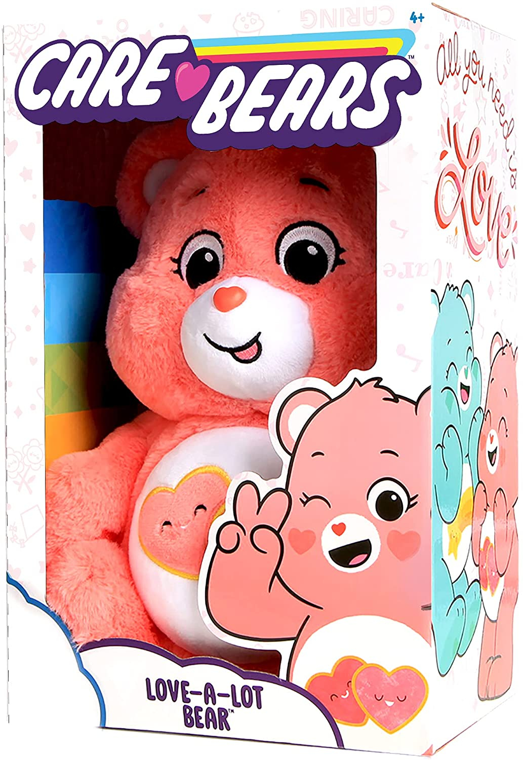 Foto 8 pulgar | Peluche Care Bears Oso Love-a-lot - Venta Internacional