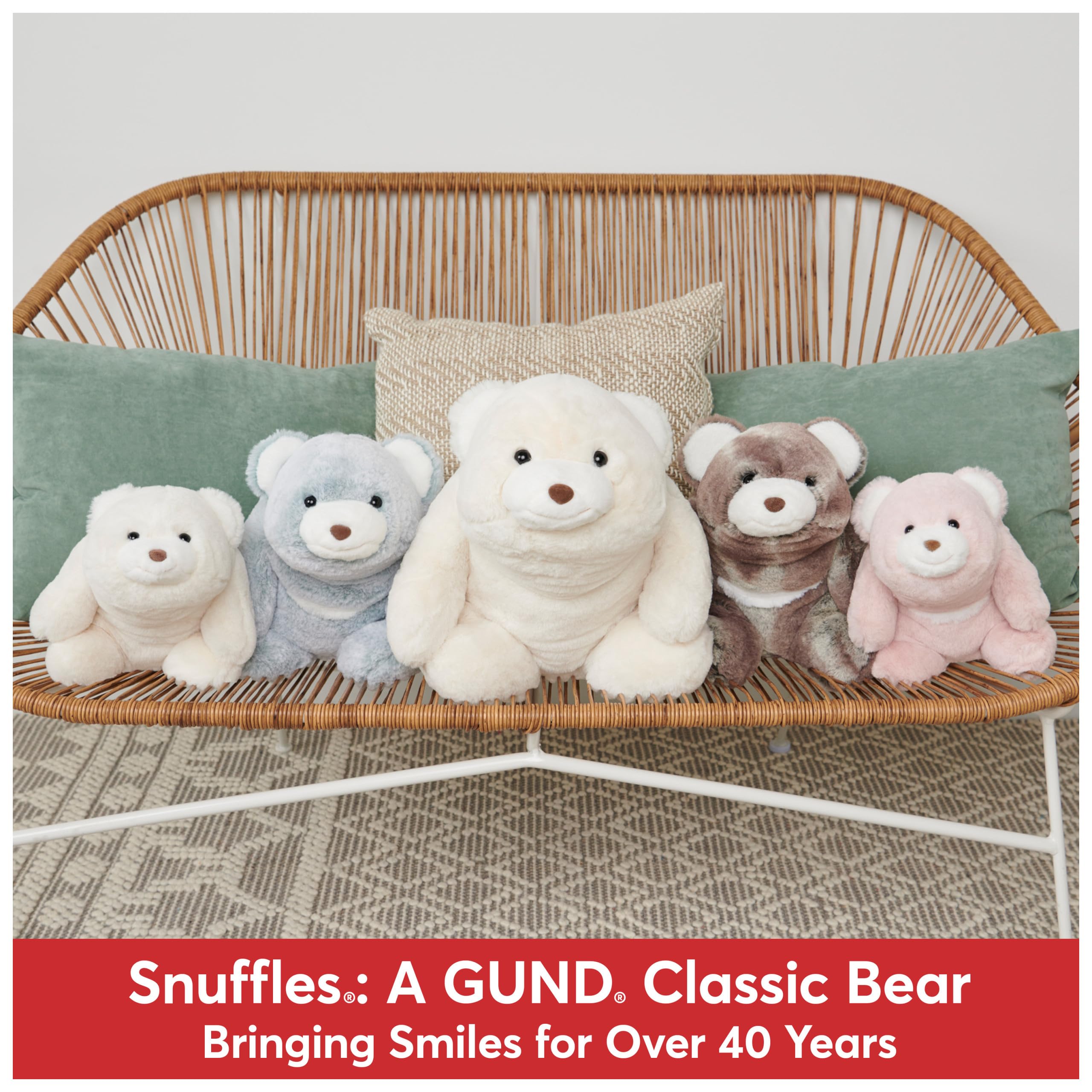 Foto 6 pulgar | Peluche Gund Snuffles Gris 25 cm - Venta Internacional