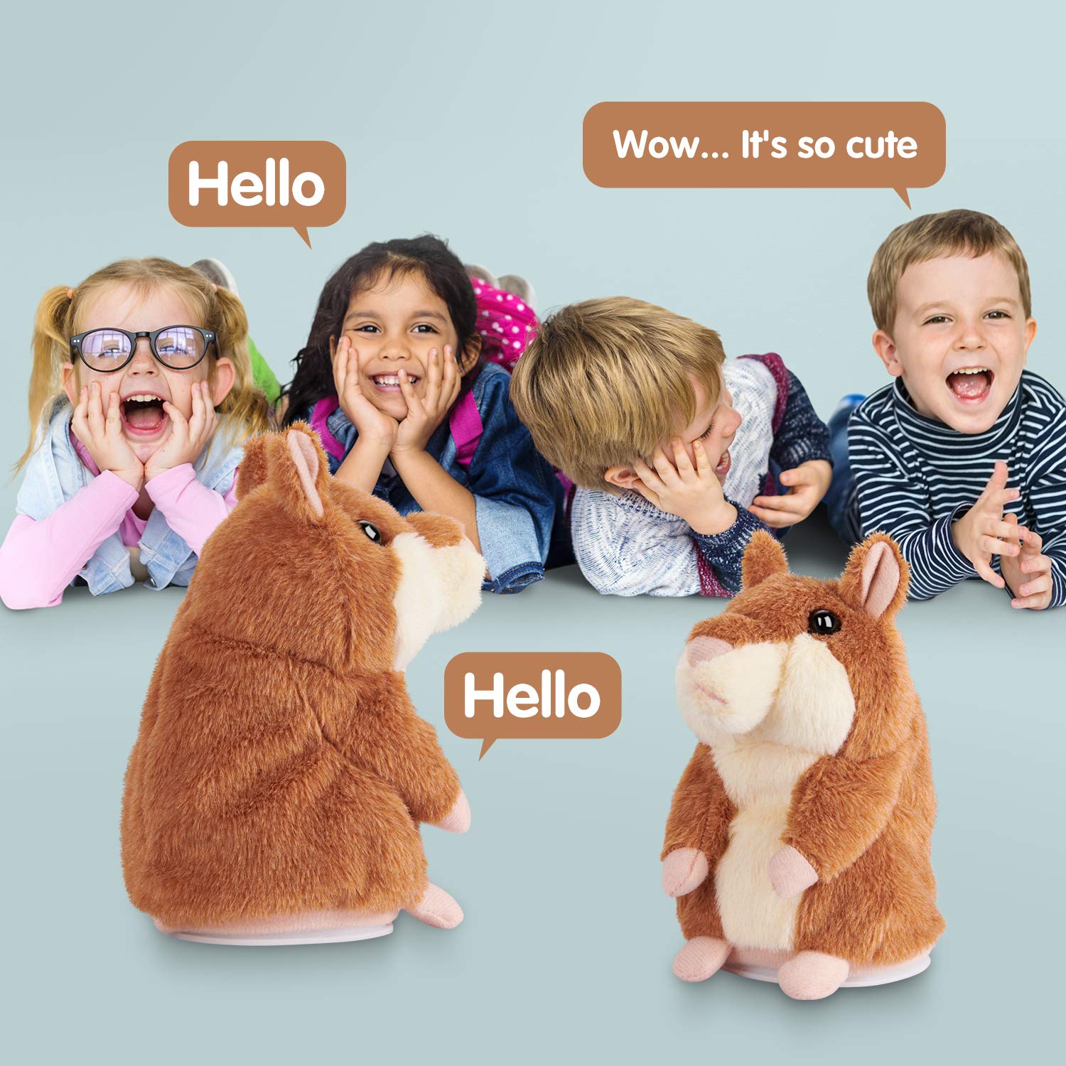 Foto 5 pulgar | Juguete de Hámster Parlante Sanjoin para Niños - Venta Internacional