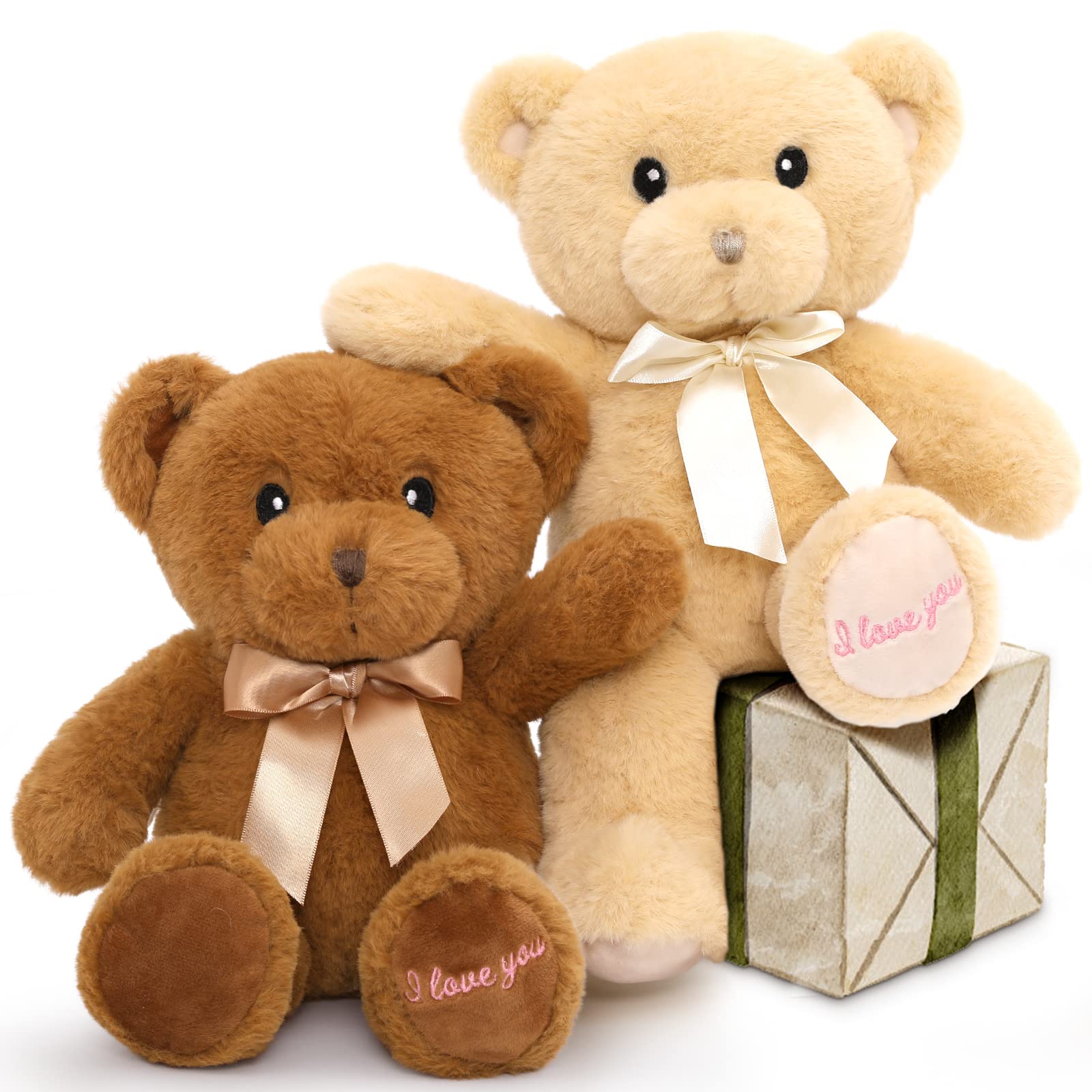 Foto 1 | Peluche Morismos I Love You Paquete de 2 - Venta Internacional
