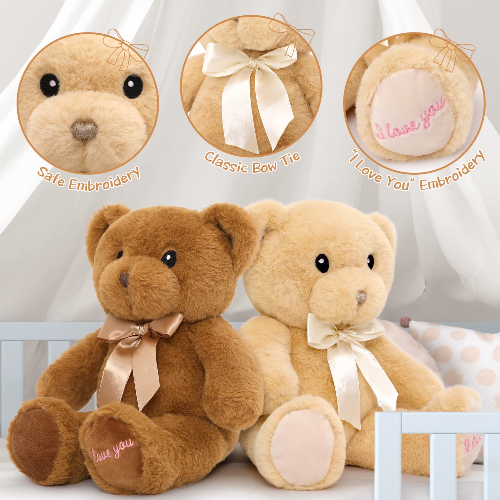 Foto 4 pulgar | Peluche Morismos I Love You Paquete de 2 - Venta Internacional