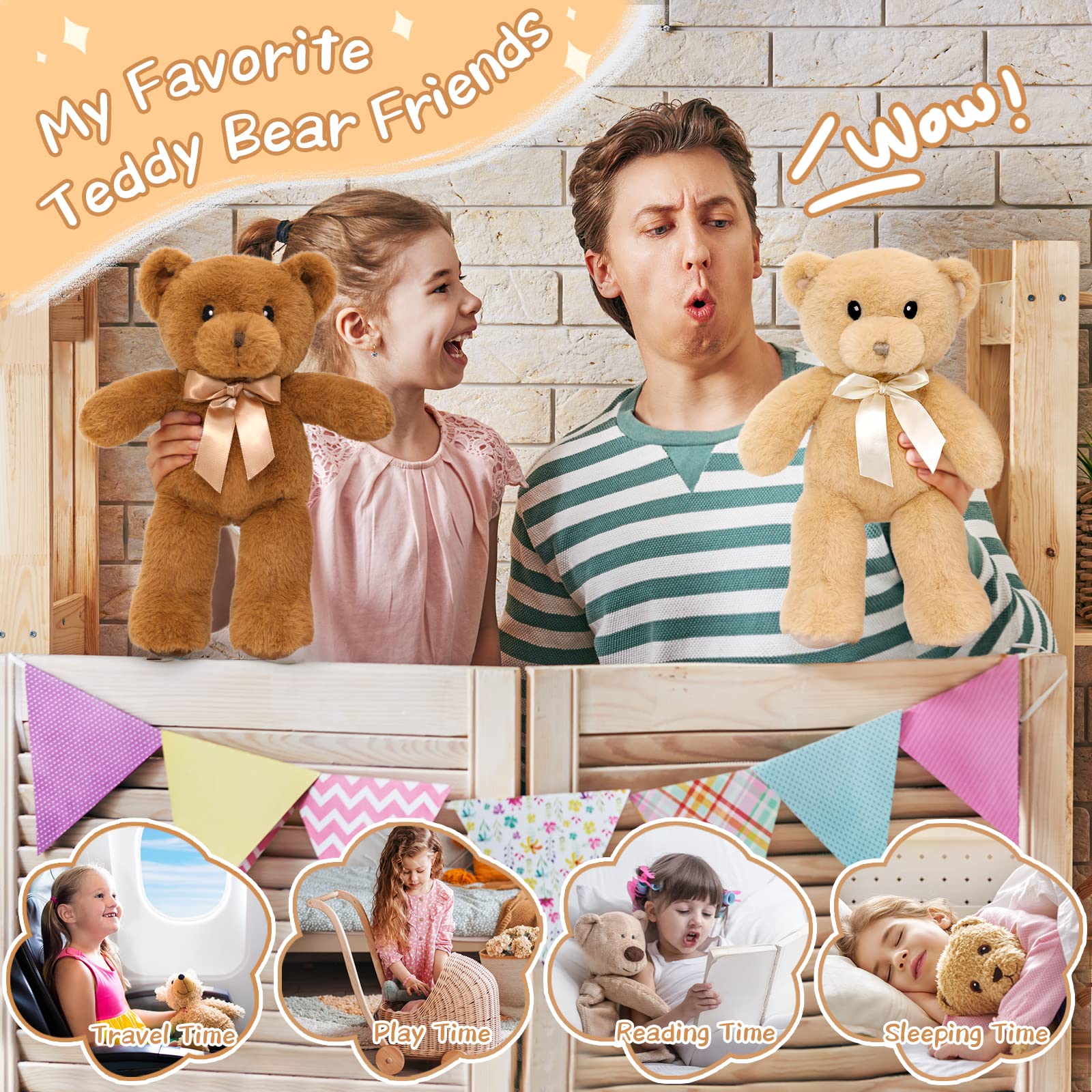 Foto 5 pulgar | Peluche Morismos I Love You Paquete de 2 - Venta Internacional