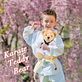 Foto 3 | Peluche Houwsbaby Osito de Peluche de Taekwondo y Karate 20 cm - Venta Internacional
