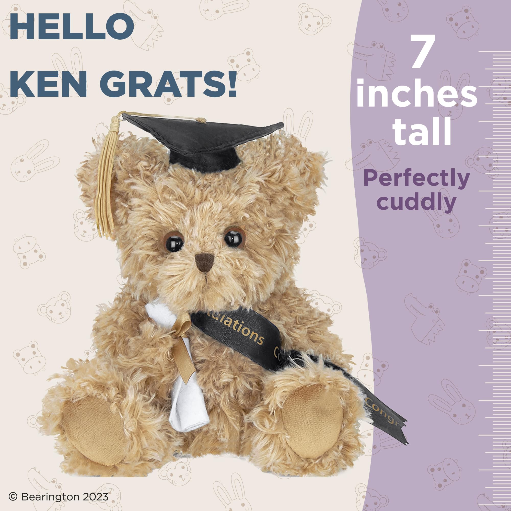 Foto 3 pulgar | Oso de Peluche de la Colección Bearington Ken Grats Class 2024 - Venta Internacional