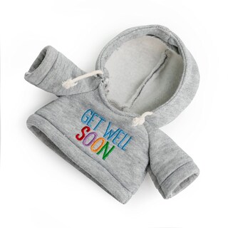 Foto 6 | Oso de Peluche Get Well Soon con Sudadera Gris 23 cm - Venta Internacional