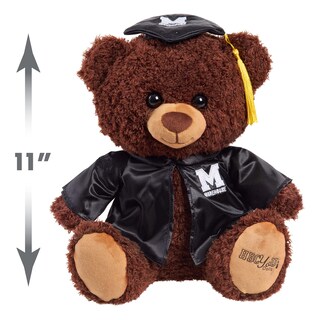 Foto 3 | Oso de Peluche Just Play Hbcyou Morehouse Graduate 25 cm - Venta Internacional