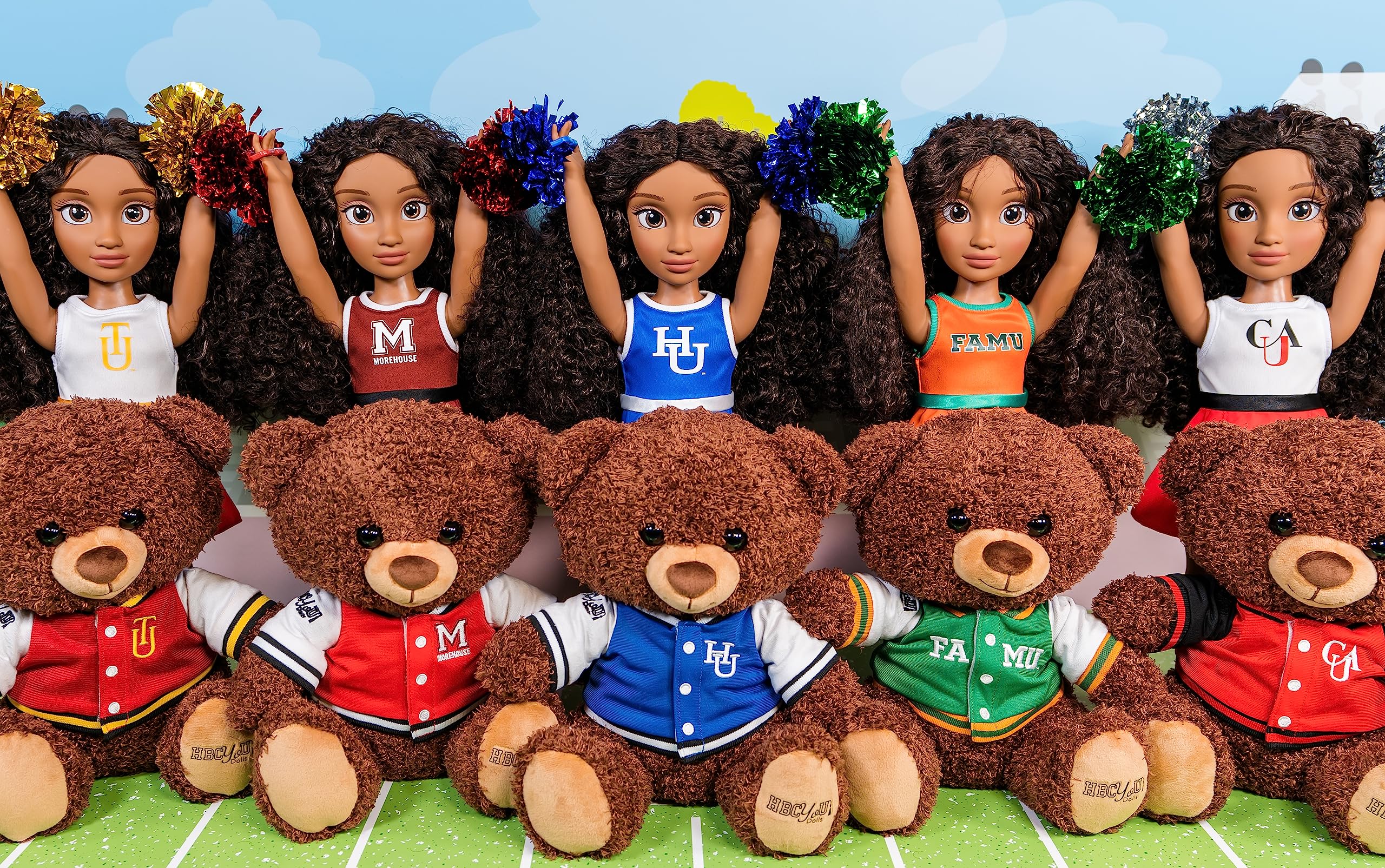 Foto 7 pulgar | Oso de Peluche Just Play Hbcyou Morehouse Graduate 25 cm - Venta Internacional