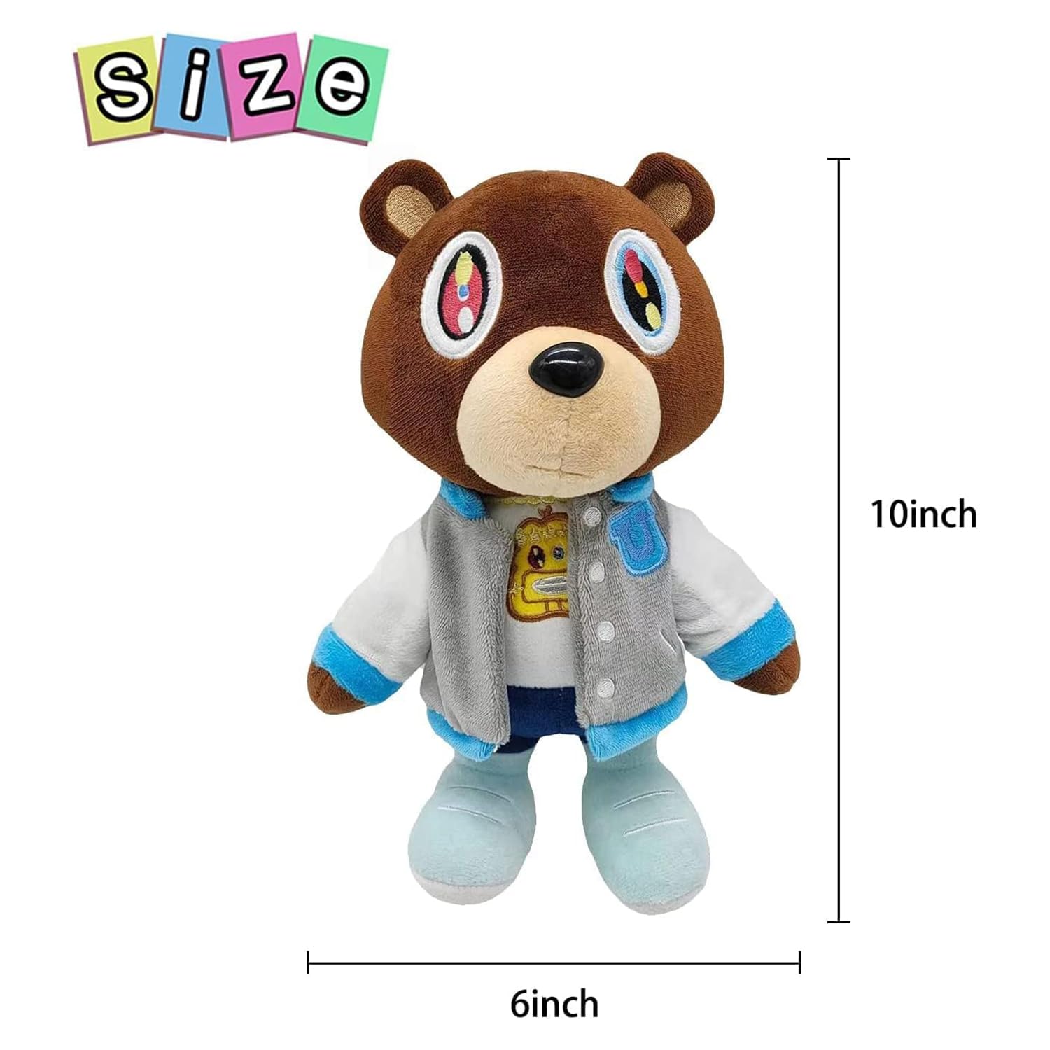 Foto 6 pulgar | Peluche Kanye Bear de 26 cm  - Venta Internacional