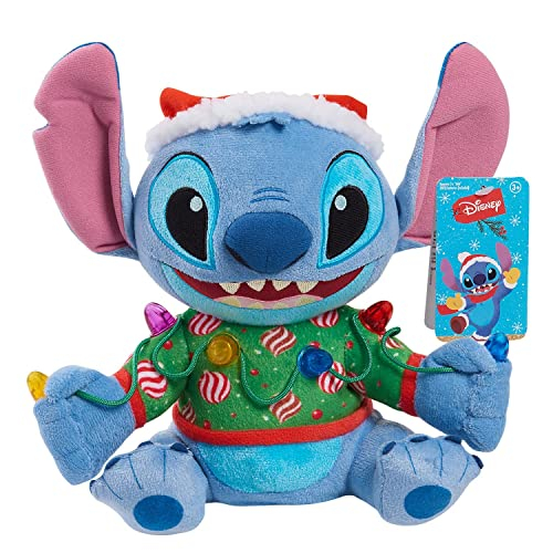 Foto 2 pulgar | Peluche Just Play Disney Holiday Lights Stitch-Venta Internacional